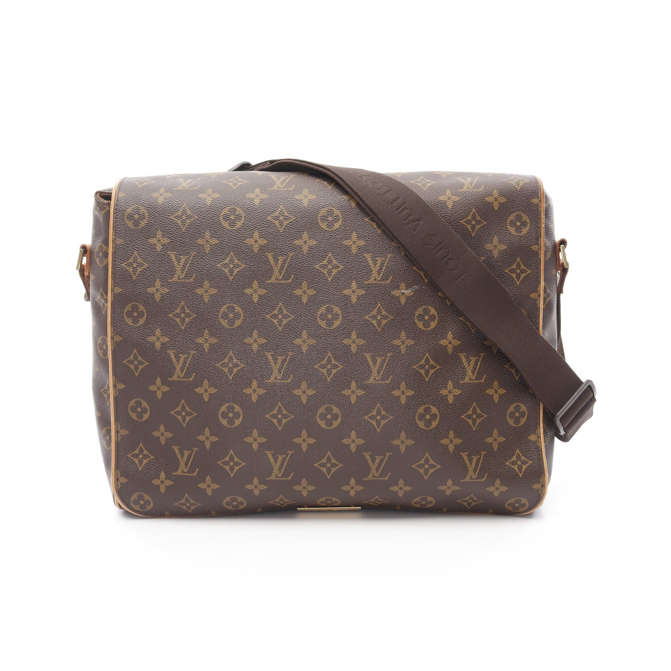 Louis Vuitton Louis Vuitton Aves Monogram Shoulder Bag Leather Brown Size ONE SIZE - 1 Thumbnail