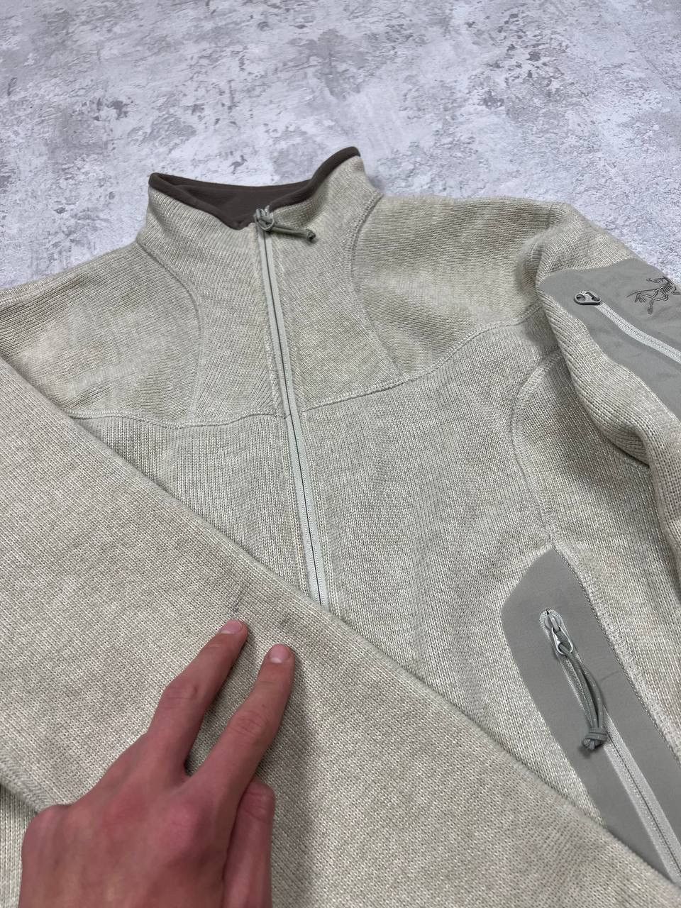 Arc'teryx Arcteryx Polartec Beige Zip-Fleece Sweatshirt Size M / US 6-8 / IT 42-44 - 23 Thumbnail