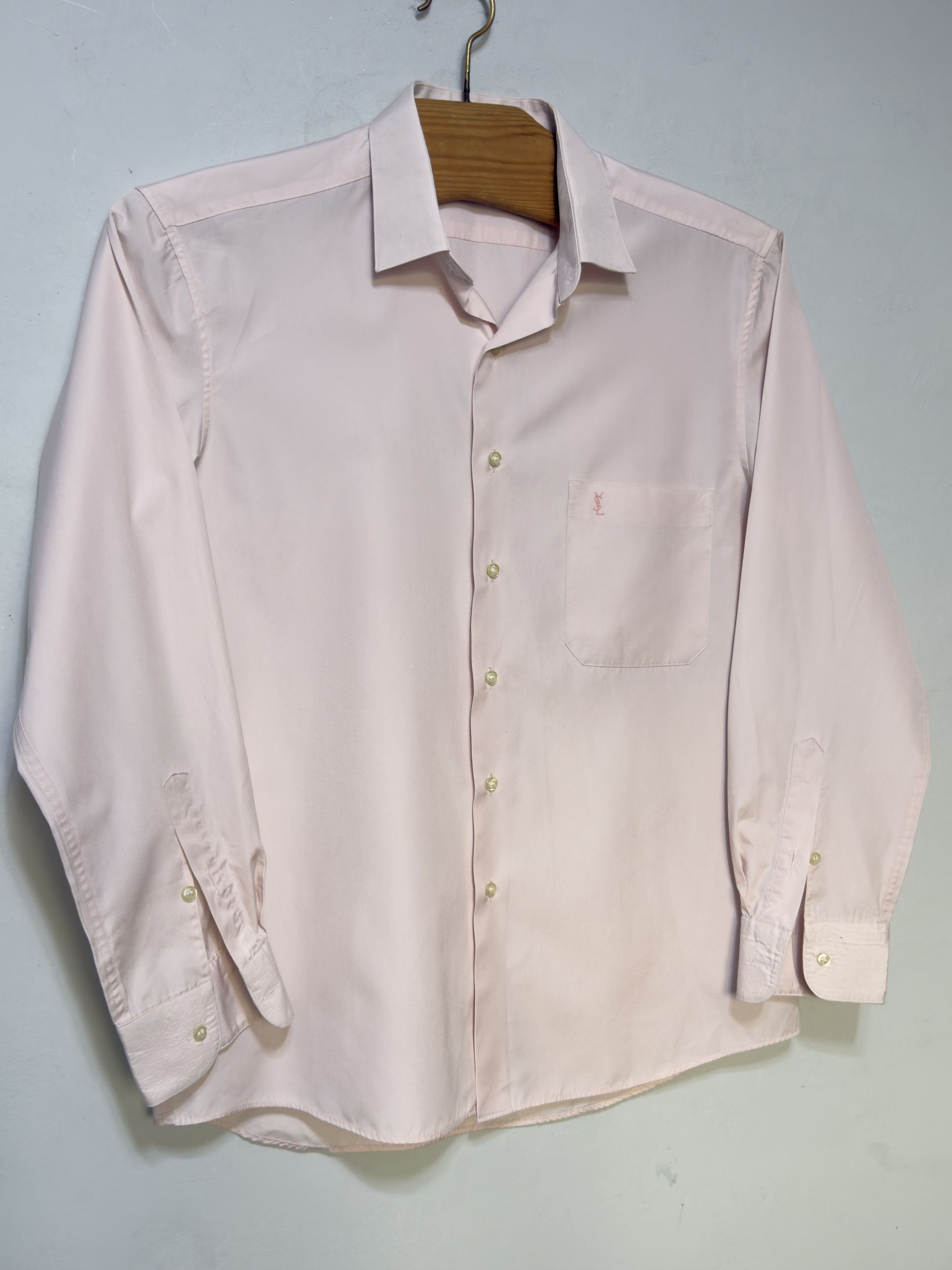 Yves Saint Laurent 🔥 Vintage Saint Laurent Shirt ysl pink size 40 M Size US M / EU 48-50 / 2 - 3 Thumbnail