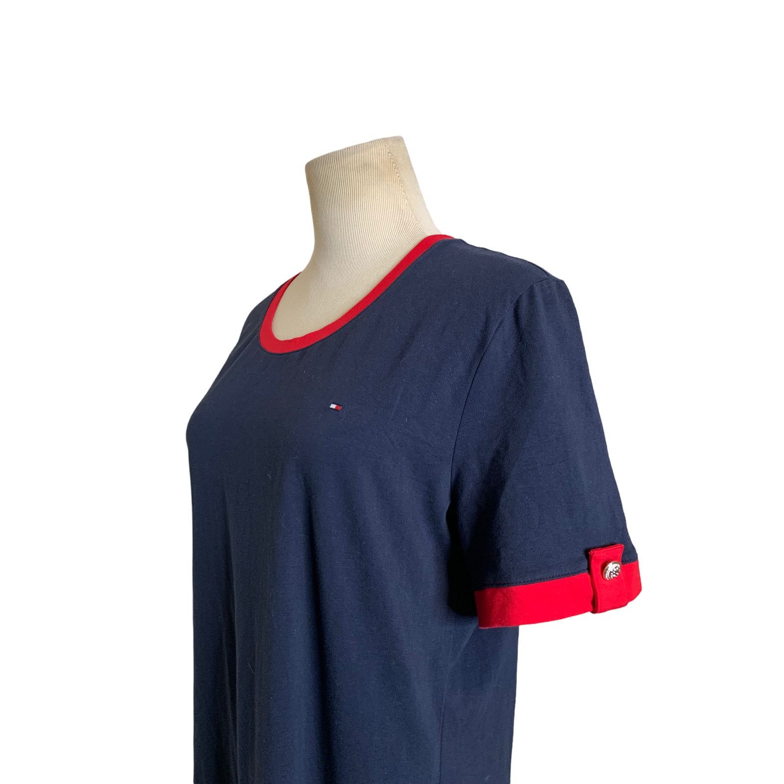 Tommy Hilfiger Tommy Hilfiger crew neck mini shirt dress size Large Size L / US 10 / IT 46 - 6 Thumbnail