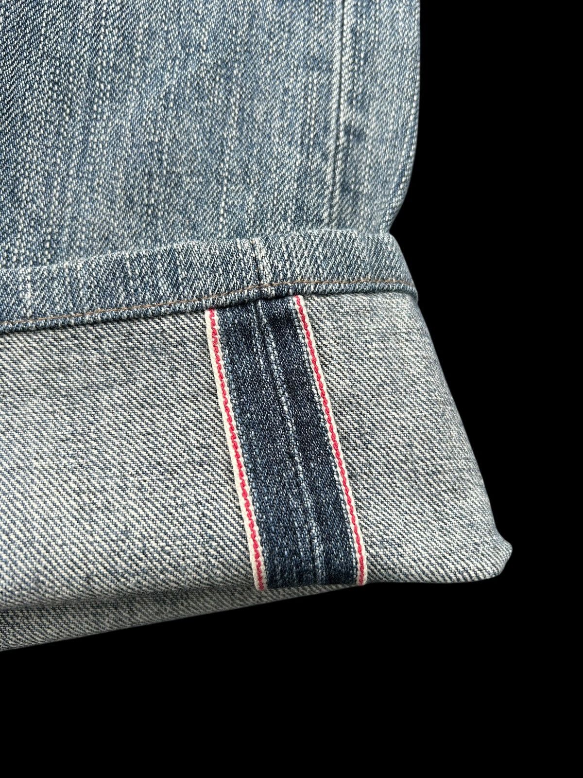 Japanese Brand × Kapital × Vintage Edwin Selvedge Distressed Japanese Denim Jeans Size US 34 / EU 50 - 2 Thumbnail