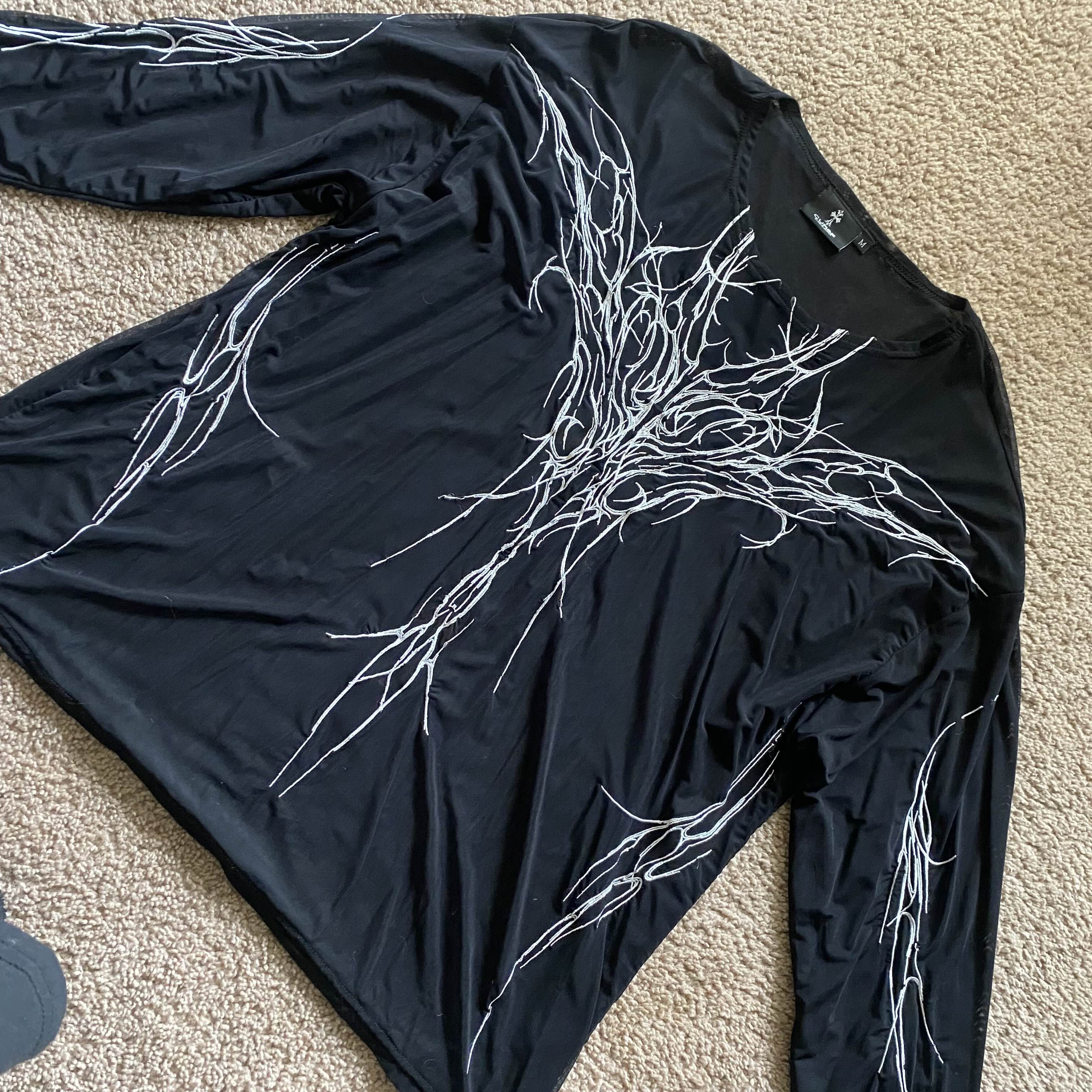Other Onlycurse - Deadstock venom AOP embroidered mesh longsleeve Size US M / EU 48-50 / 2 - 4 Thumbnail