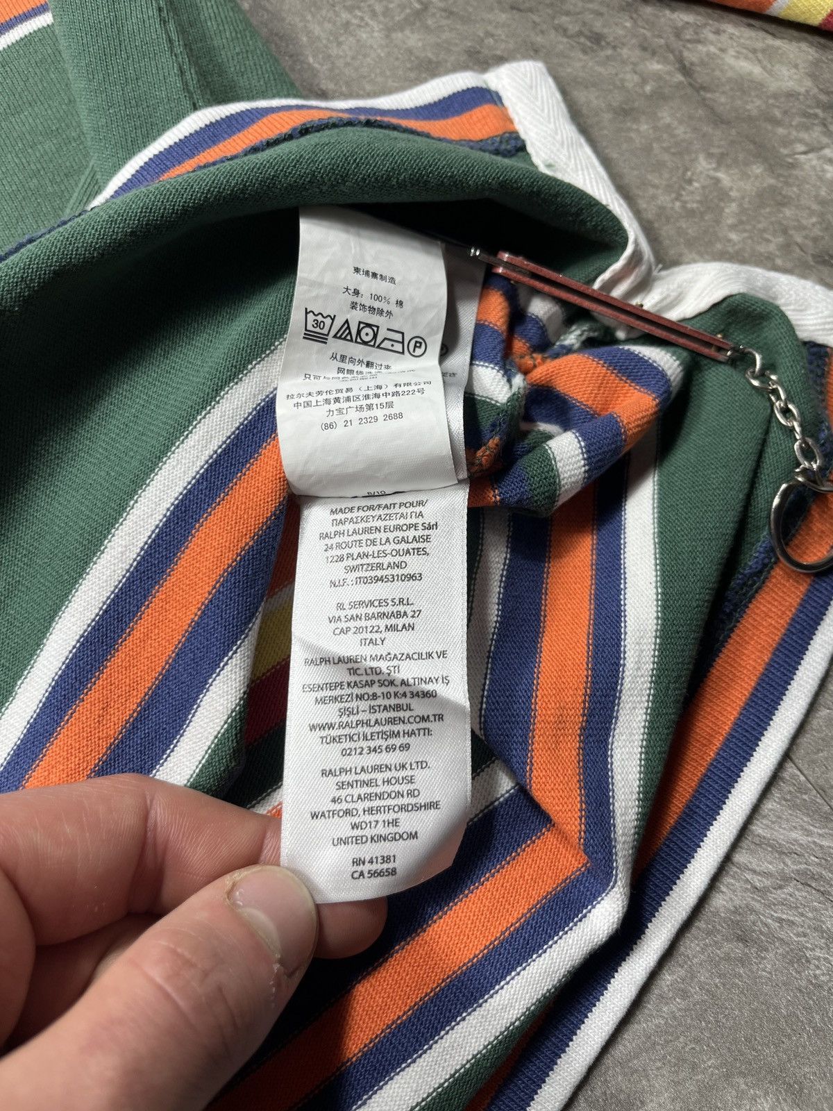 Polo Ralph Lauren Polo Ralph Lauren Multi-Color Striped Long Sleeve Rugby XXXL Size US XXL / EU 58 / 5 - 20 Thumbnail