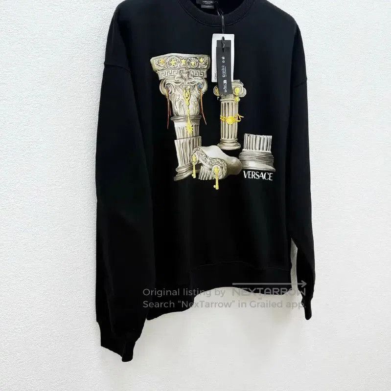Versace Versace Men's Black Long Sleeve Sweatshirt . Size US M / EU 48-50 / 2 - 2 Thumbnail
