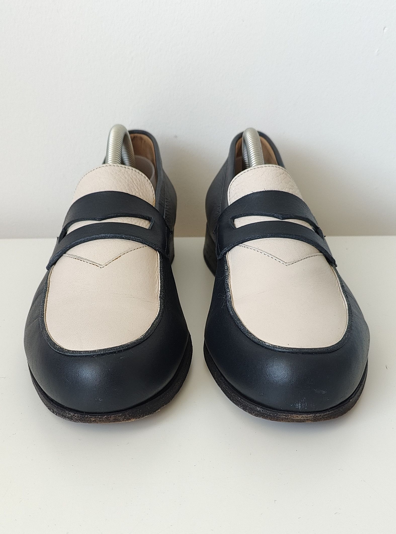 Maison Kitsune Maison Kitsune Luxury Leather Penny Loafers Size US 10 / EU 43 - 3 Thumbnail