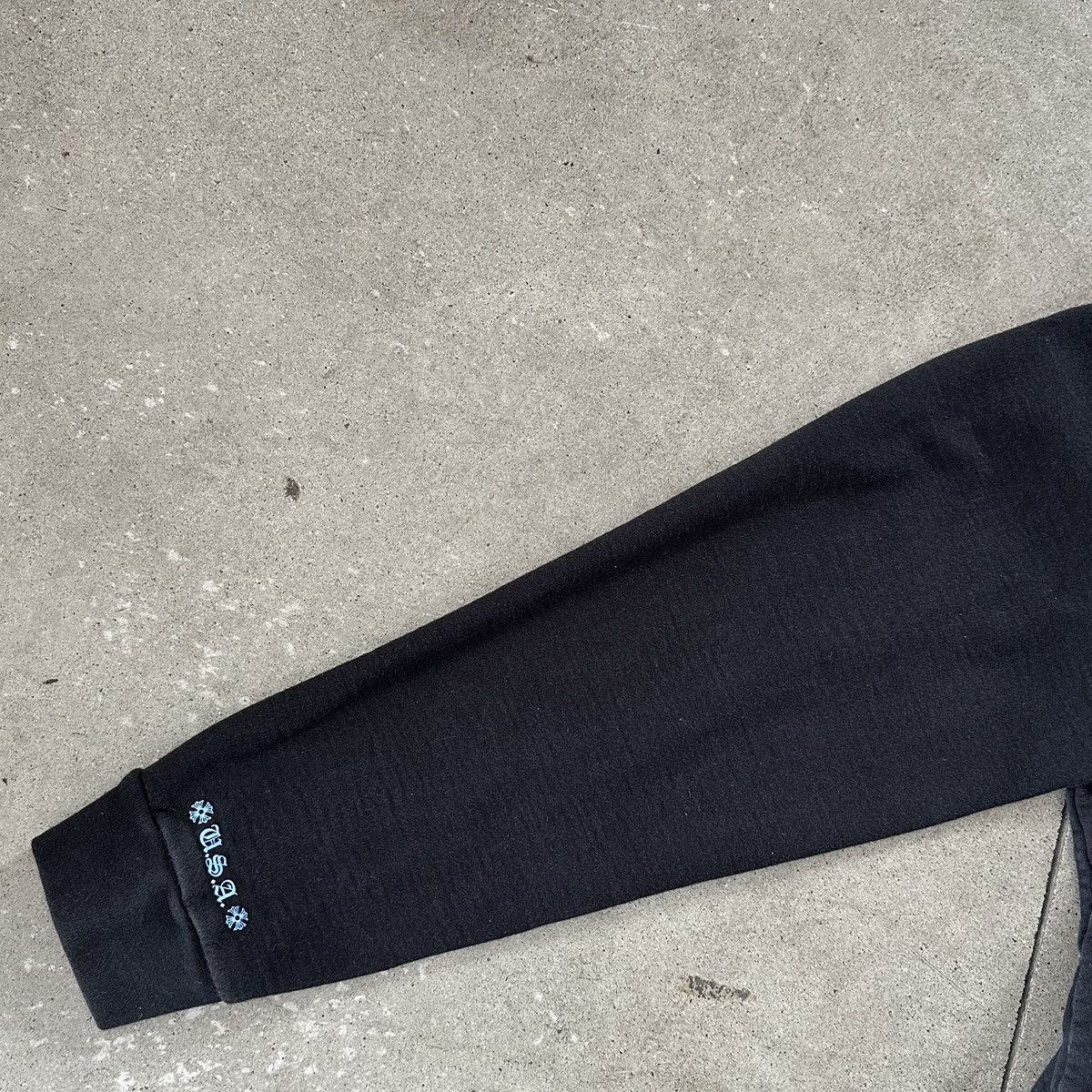 Chrome Hearts black & baby blue chrome hearts hoodie Size US L / EU 52-54 / 3 - 4 Thumbnail