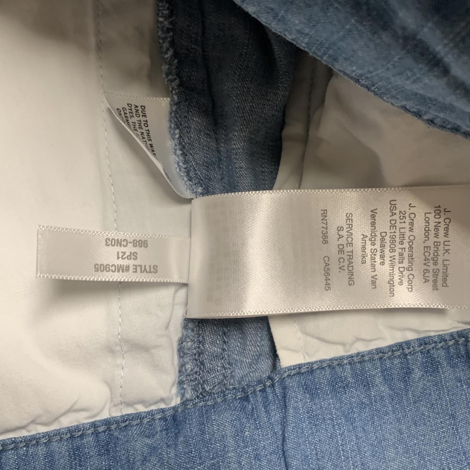 Madewell Madewell Women's Sz 28 Blue Chambray Bermuda Shorts W30 Size 28" / US 6 / IT 42 - 10 Thumbnail