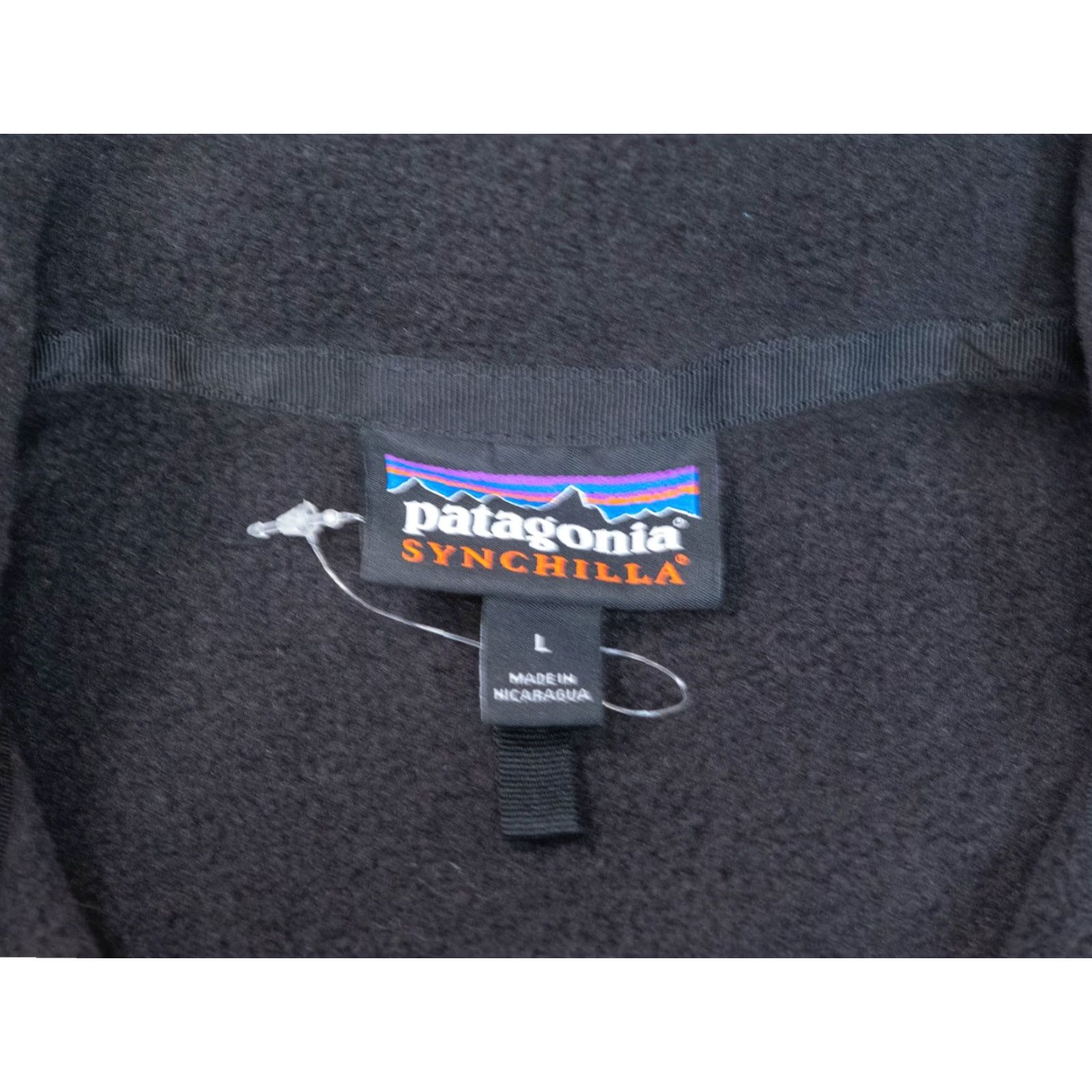 Patagonia VINTAGE Patagonia Synchilla Vest Womens Large Black Full Zip Fleece Outdoors Hiking Logo Size L / US 10 / IT 46 - 4 Thumbnail