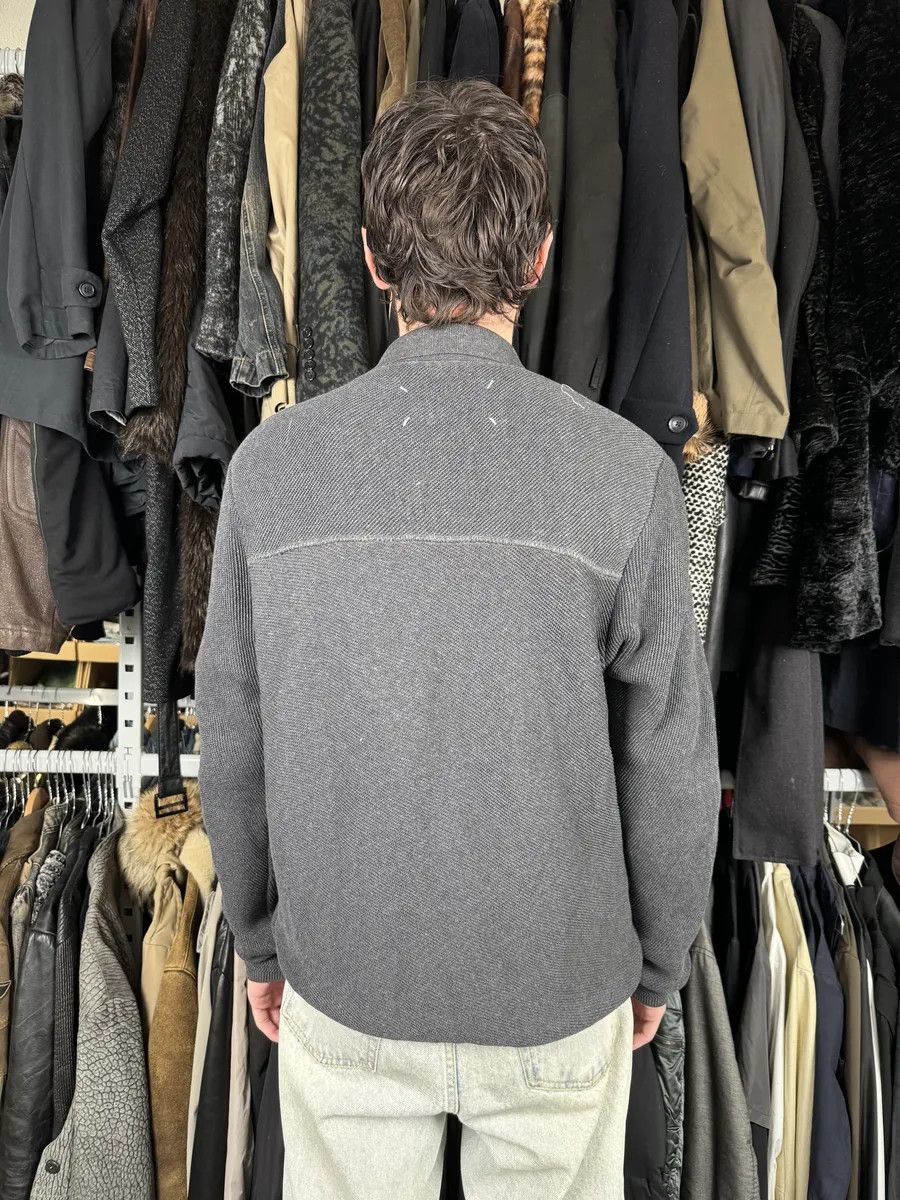 Maison Margiela AW2012 Maison Margiela Anthracite Grey Signature Buttoned Cardigan Jacket Size US M / EU 48-50 / 2 - 4 Thumbnail