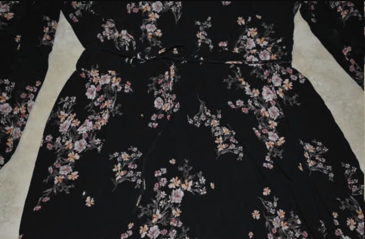 Other Ever New Nordstrom Ruffle Long Sleeve Elastic Dress Size L / US 10 / IT 46 - 5 Thumbnail