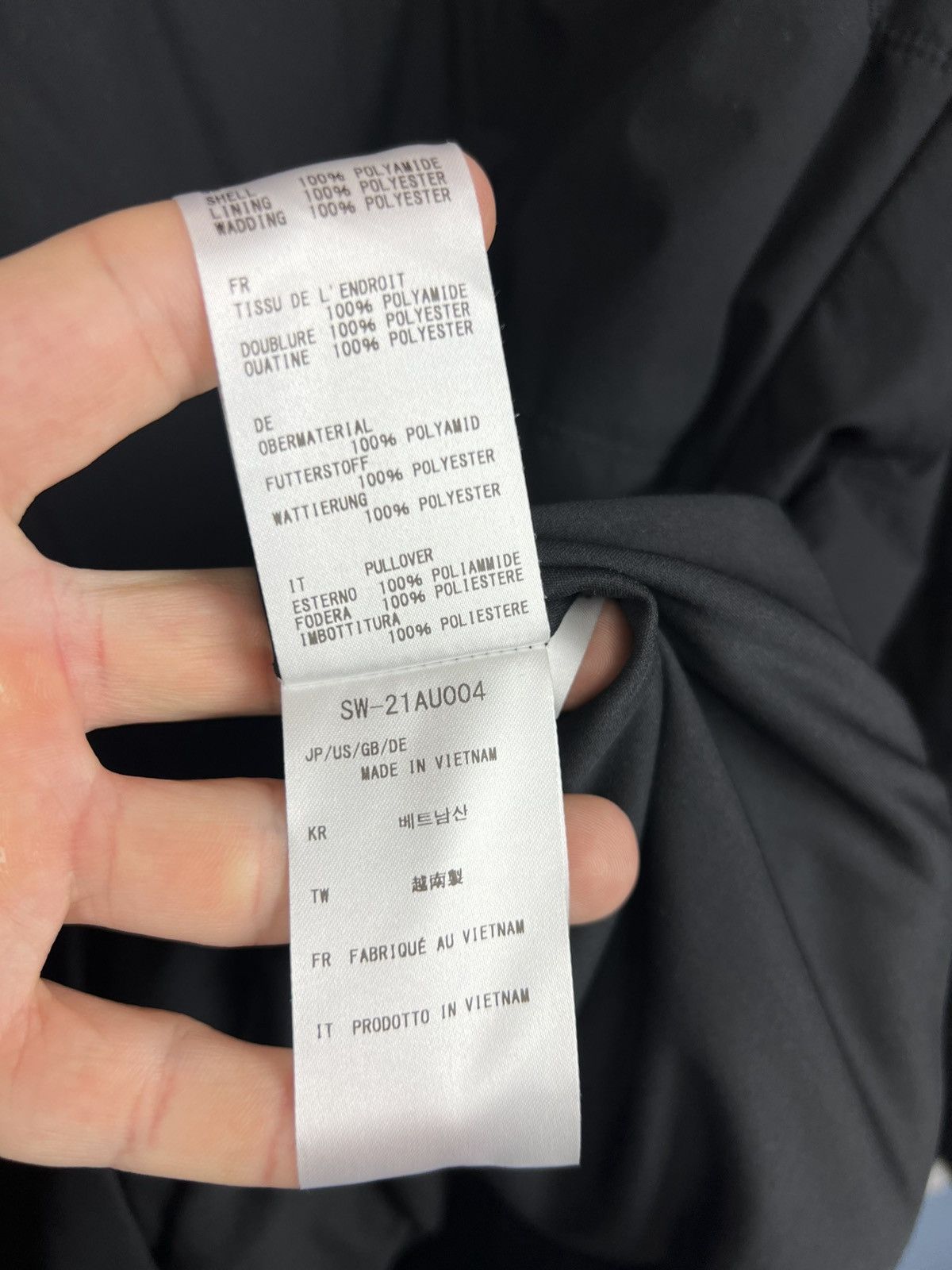Snow Peak Snow Peak Hoodie XL Nylon BLK SW-21AU004 Japanese Size US XL / EU 56 / 4 - 11 Thumbnail