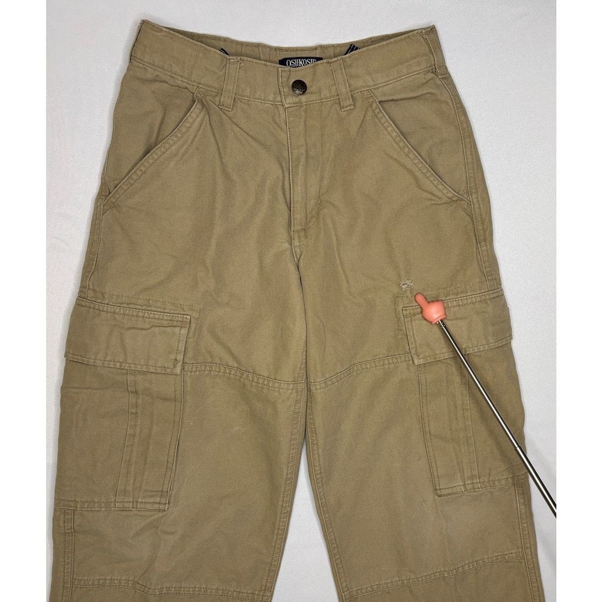 Oshkosh OSHKOSH Boy's Adjustable Waist Cargo Pants | Boy's Size 8 Size US 26 / EU 42 - 4 Thumbnail