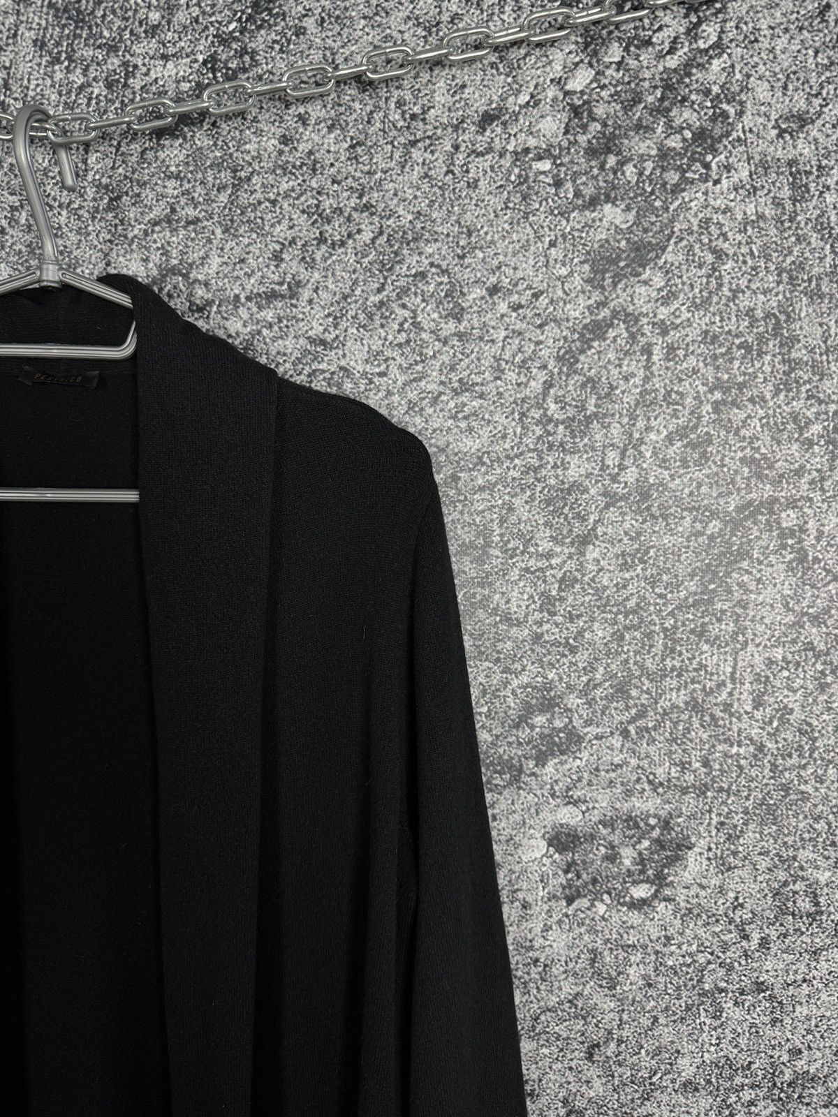 Peserico Peserico Black Open Front Cardigan Jacket Italy Size 44 Size M / US 6-8 / IT 42-44 - 2 Thumbnail