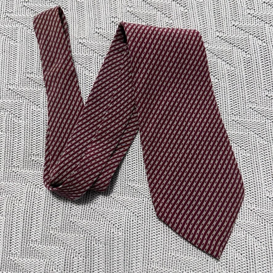 Barneys New York Vintage Barneys red striped silk tie Size ONE SIZE - 1 Thumbnail