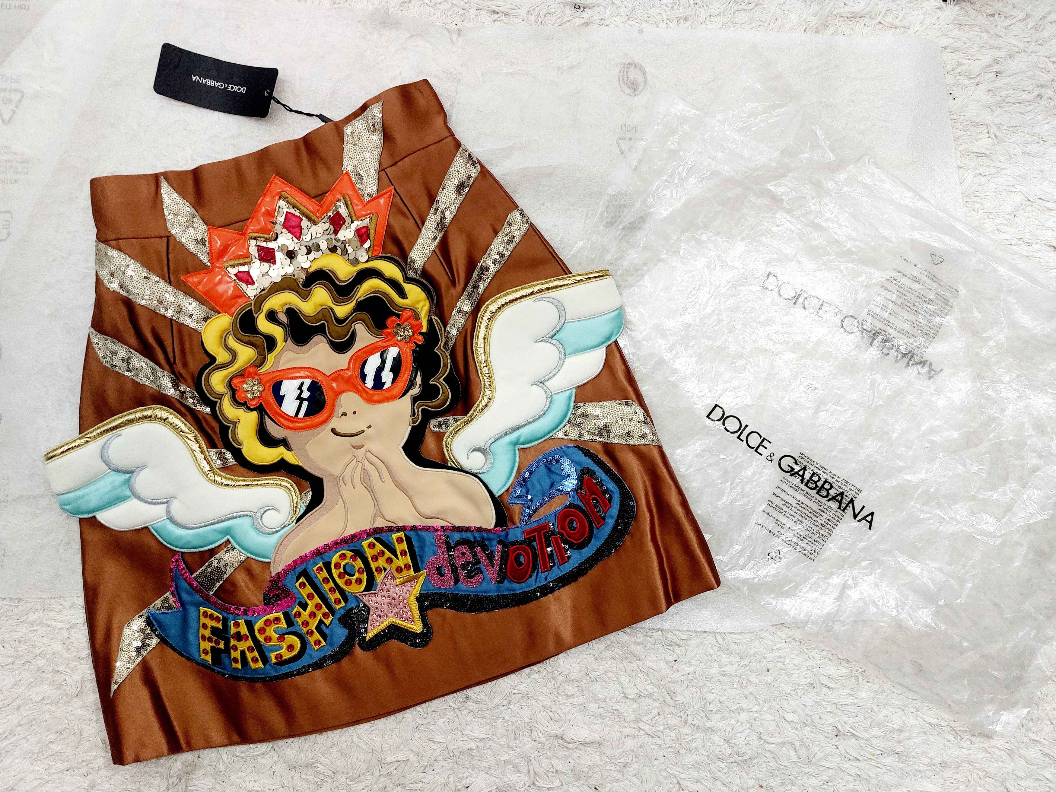 Dolce & Gabbana Dolce and Gabbana Runway 2018 F/W Fashion Devolution Skirt Size 27" / US 4 / IT 40 - 4 Thumbnail