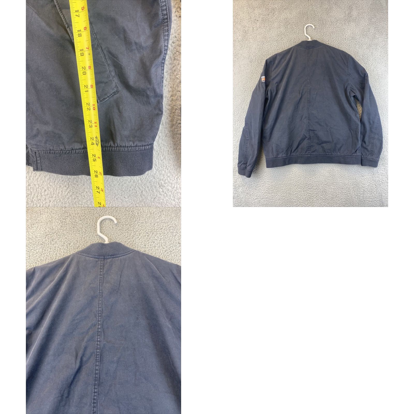Superdry Superdry International Bomber Jacket Men's 2XL Lined Faded Black Fit / 62-7 Size US XXL / EU 58 / 5 - 8 Thumbnail