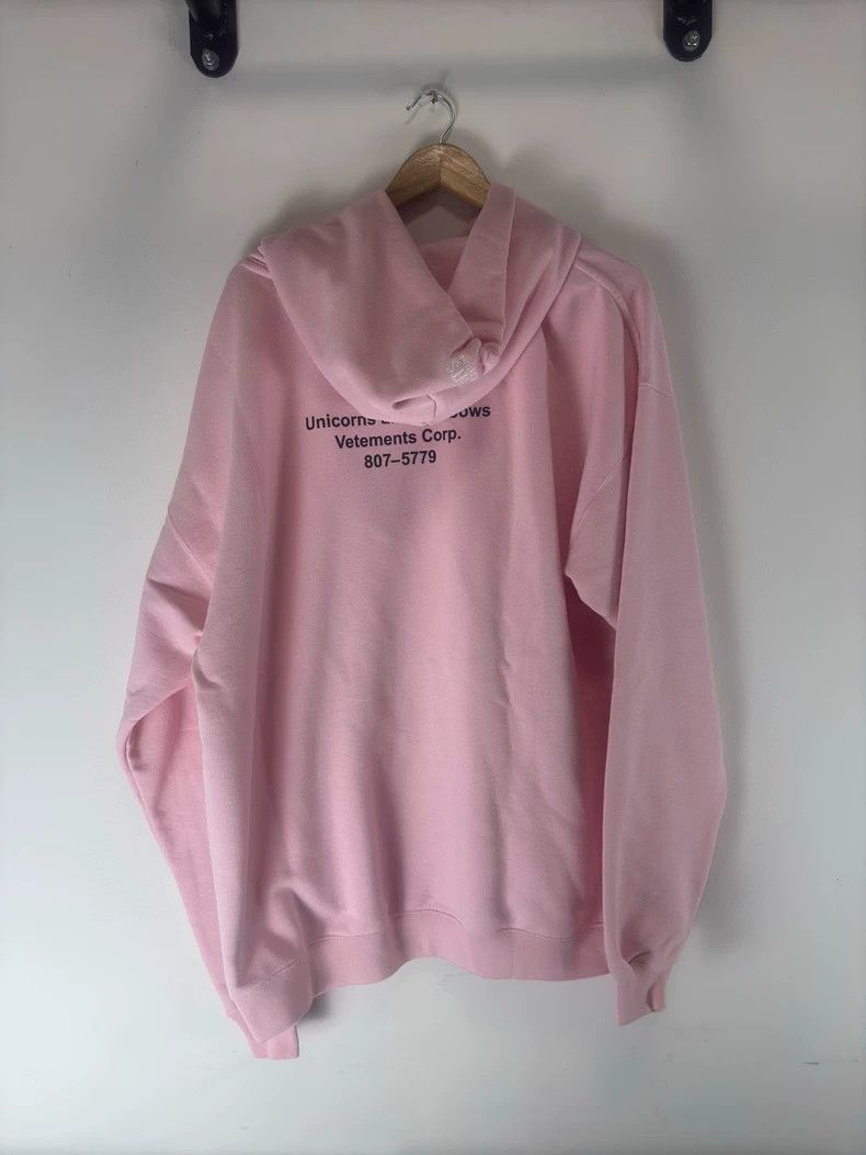 Vetements Vetements Unicorn pink hoodie Size US XS / EU 42 / 0 - 2 Thumbnail