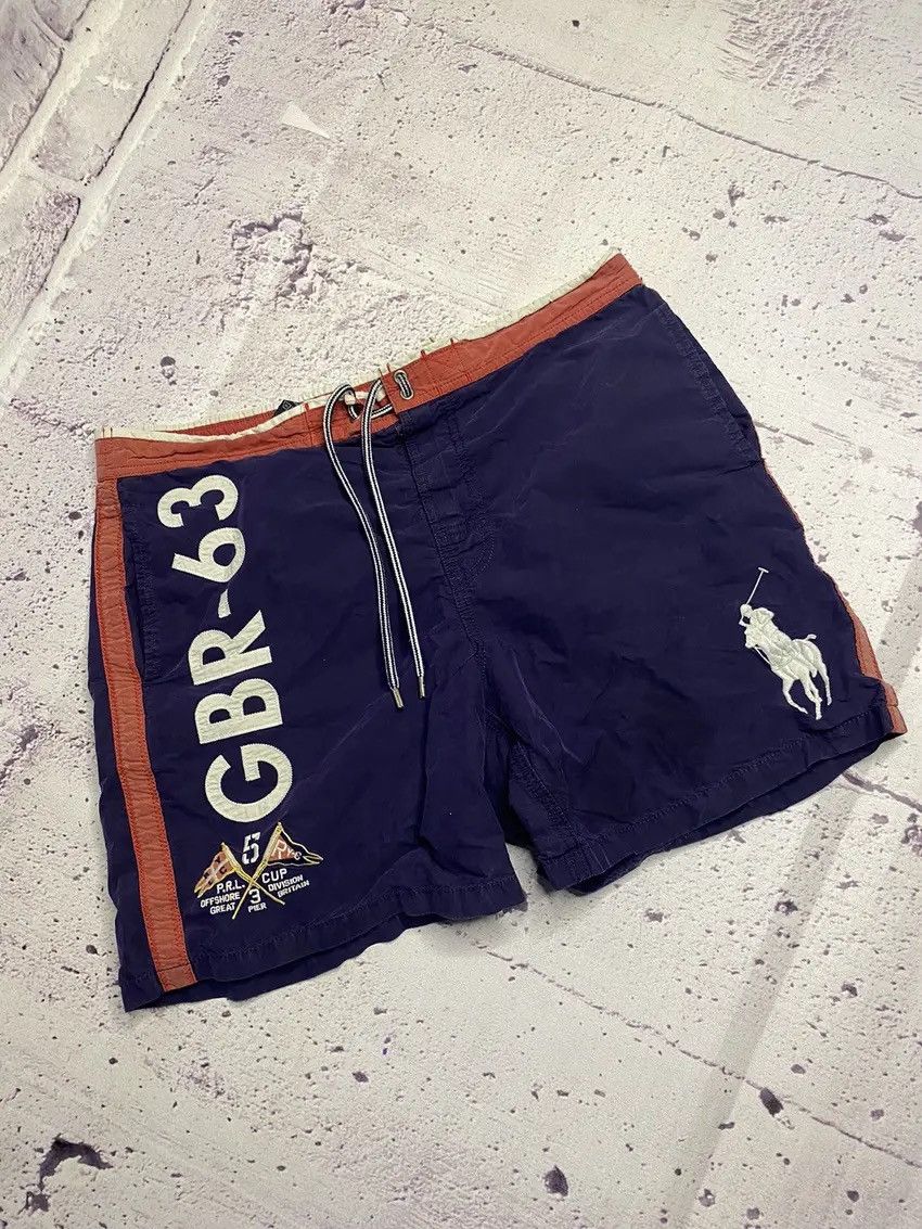Men's luxury Ralph Lauren shorts Gbr England vintage