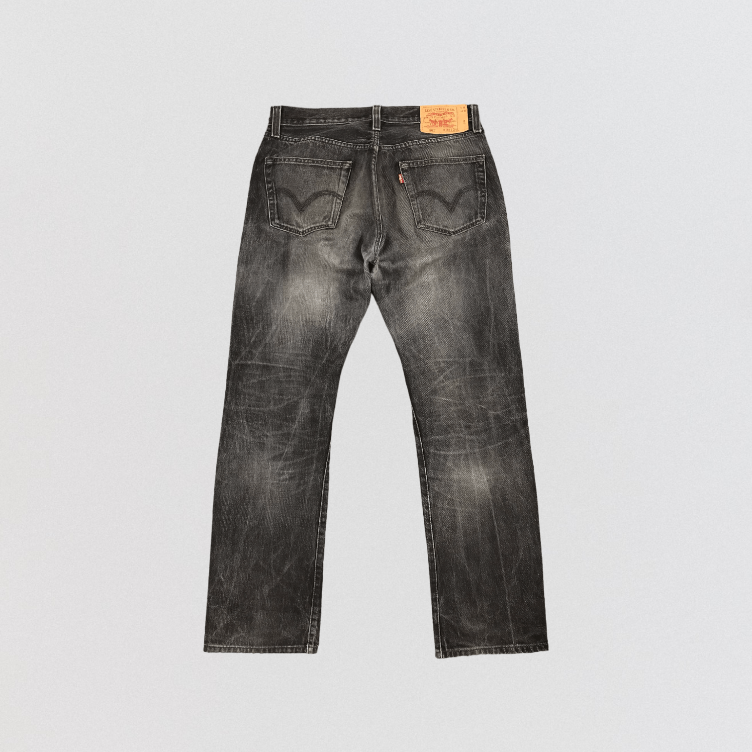 Levi's Vintage Distress Levis 501 Jeans-JM1615 Size US 35 - 2 Thumbnail