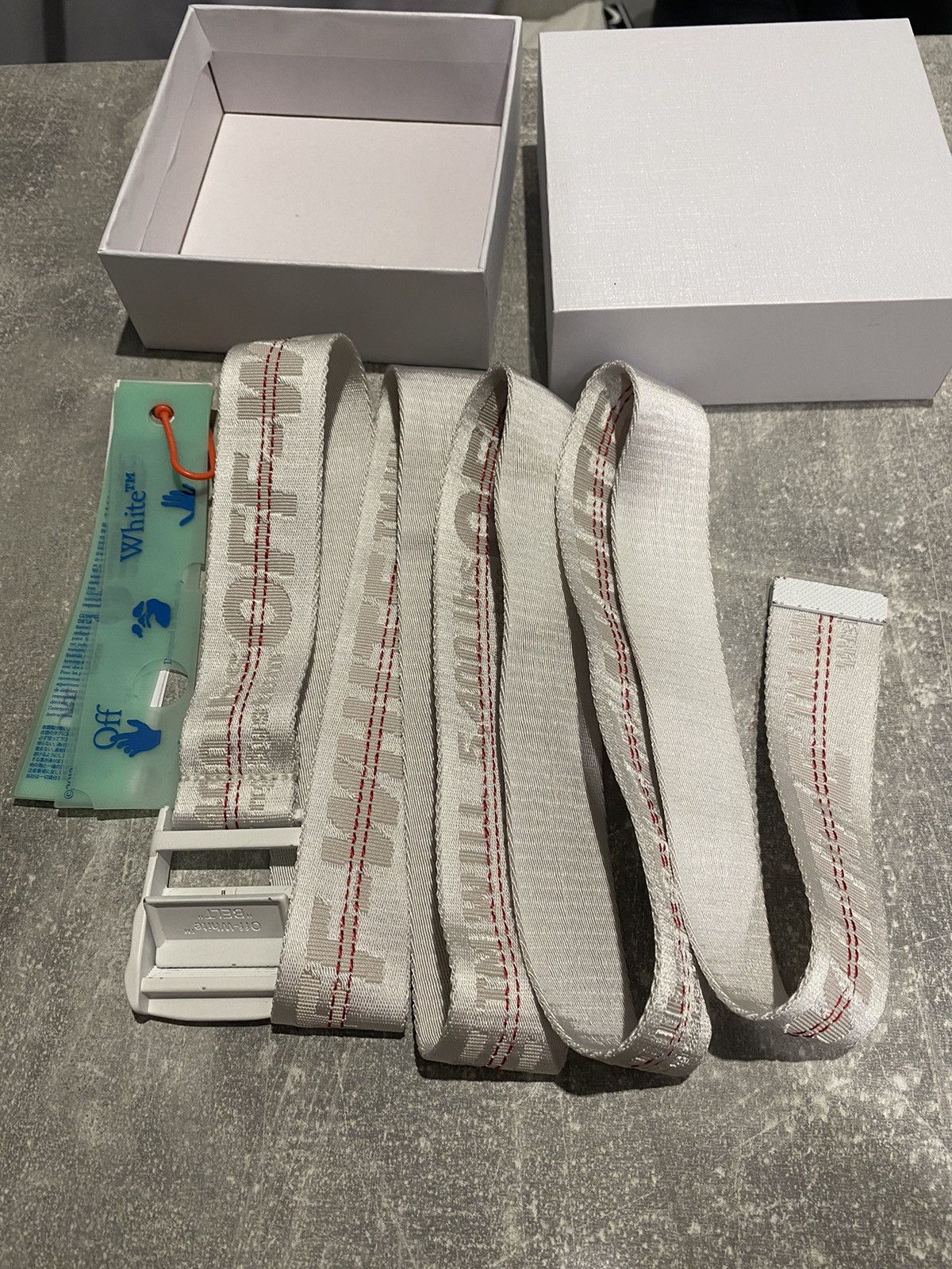 image of Off White Off-White Industrial Belt White, Men's