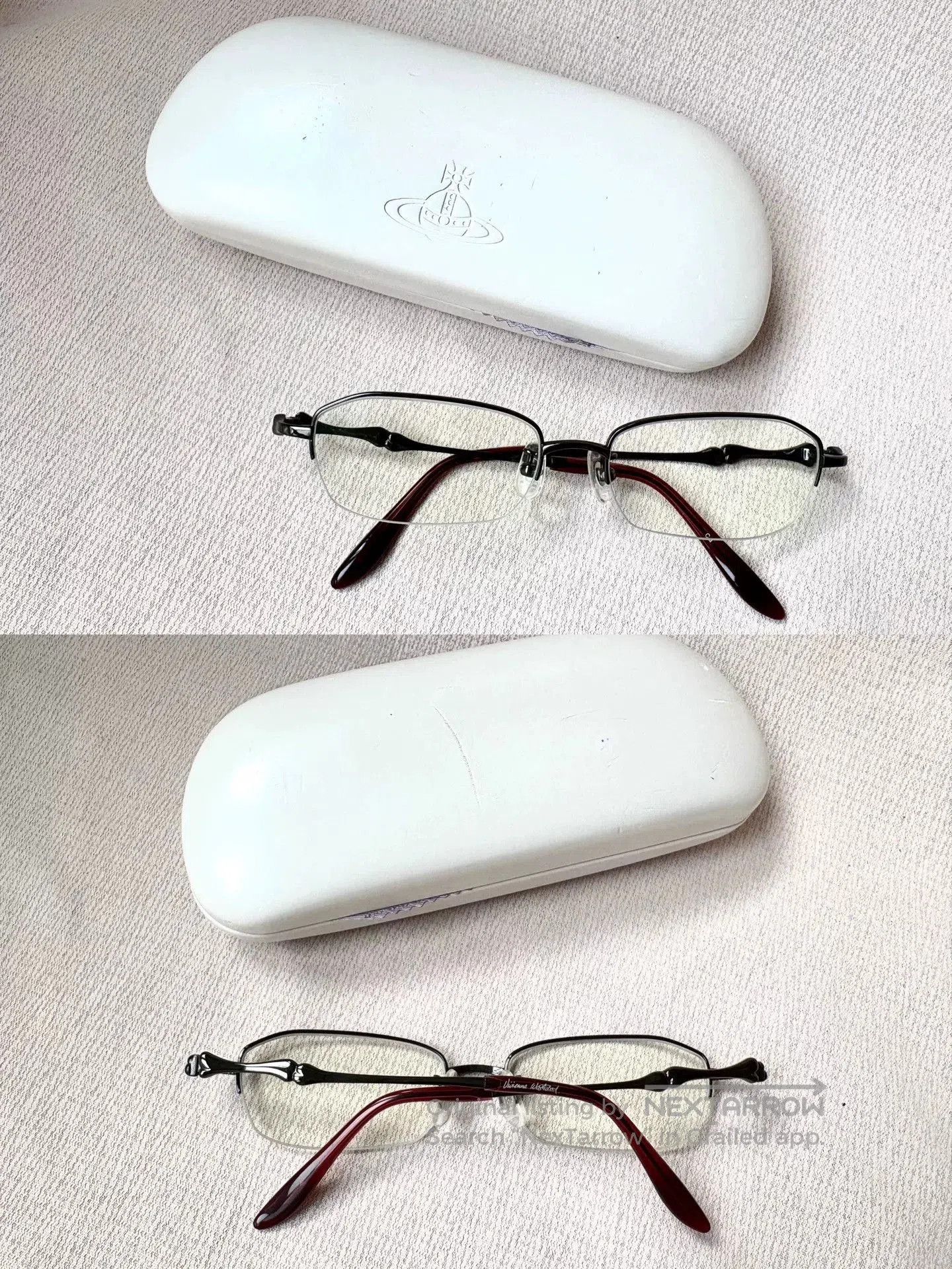 Vivienne Westwood Vivienne Westwood Red Black Saturn Glasses. Size ONE SIZE - 4 Thumbnail