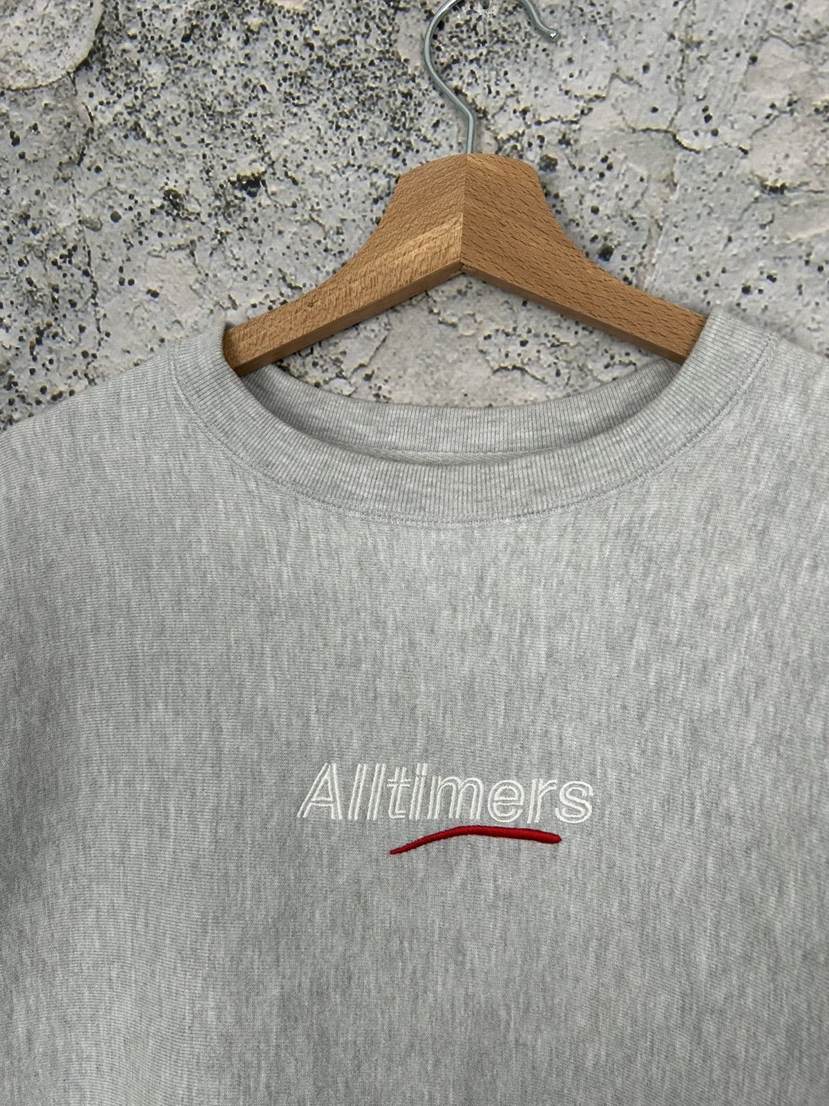 Alltimers Alltimers Grey Baggy Crewneck Skategang Streetwear Hype Size US M / EU 48-50 / 2 - 3 Thumbnail