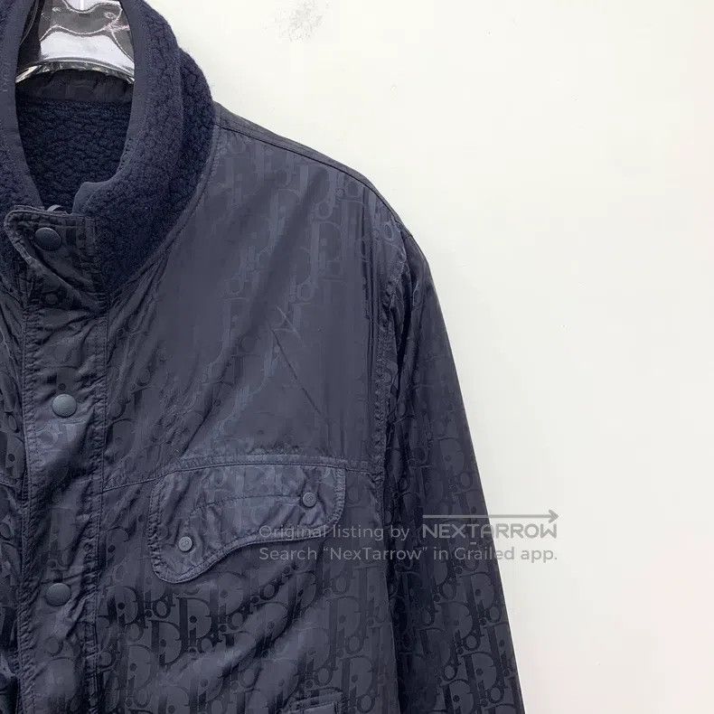 Dior Dior Dark blue logo dark pattern full print wool single-br Size US S / EU 44-46 / 1 - 7 Thumbnail
