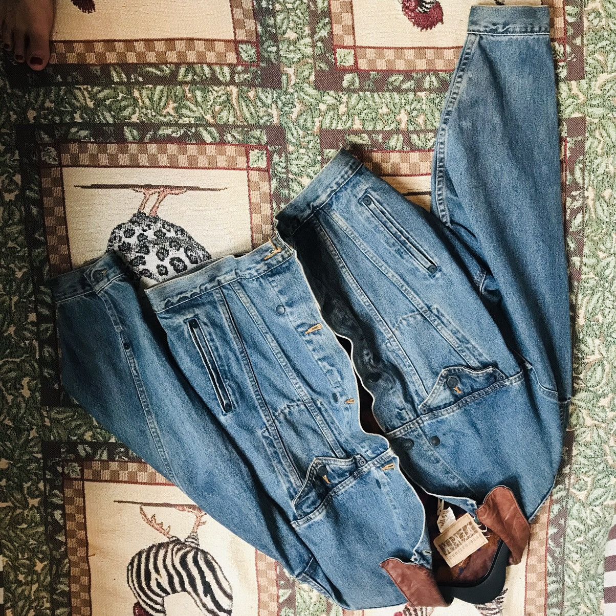 Vintage Vintage Internationa Denim Jacket Size US L / EU 52-54 / 3 - 2 Thumbnail