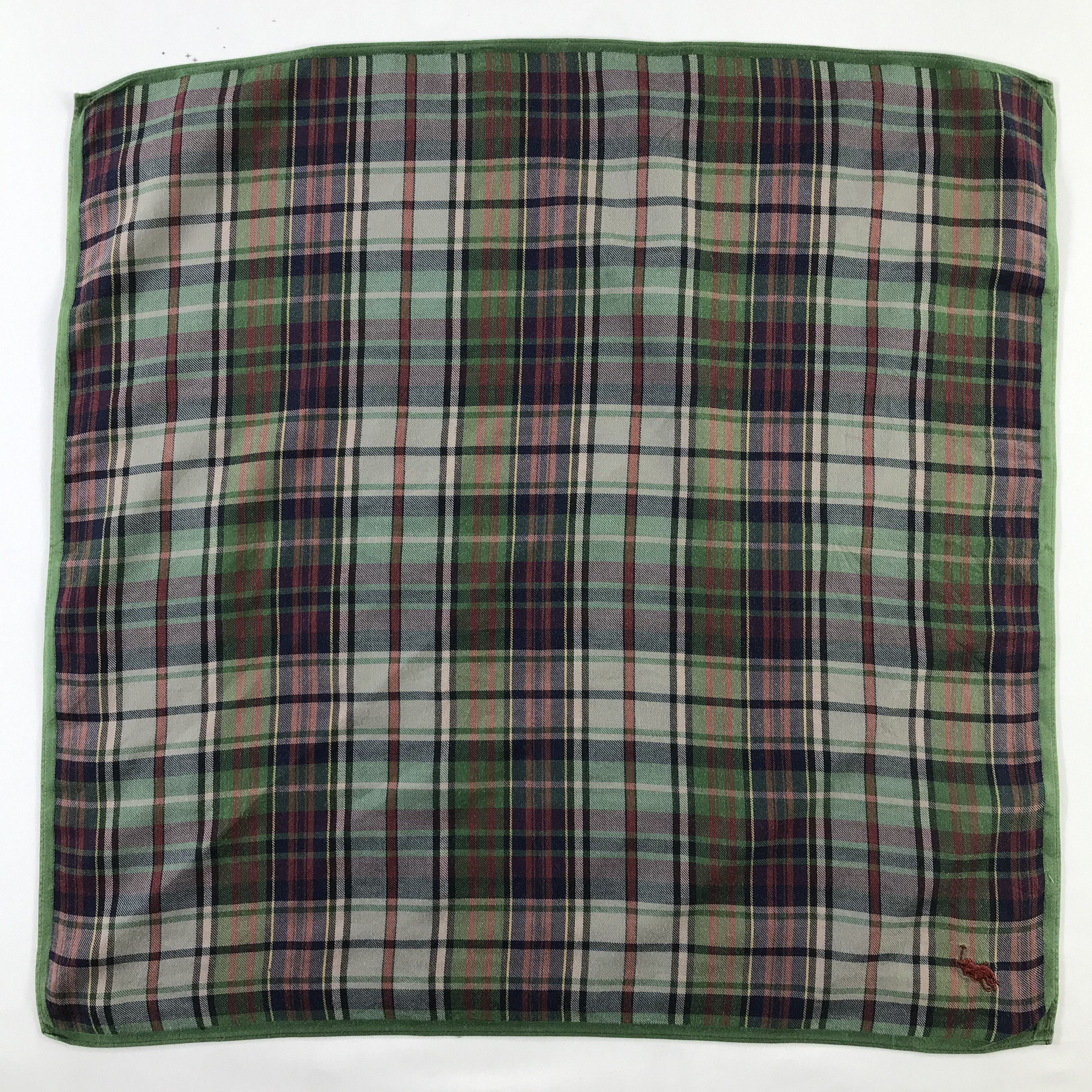 Polo Ralph Lauren × Vintage Polo Ralph Lauren Bandana / Handkerchief / Neckerchief -S574 Size ONE SIZE - 1 Thumbnail