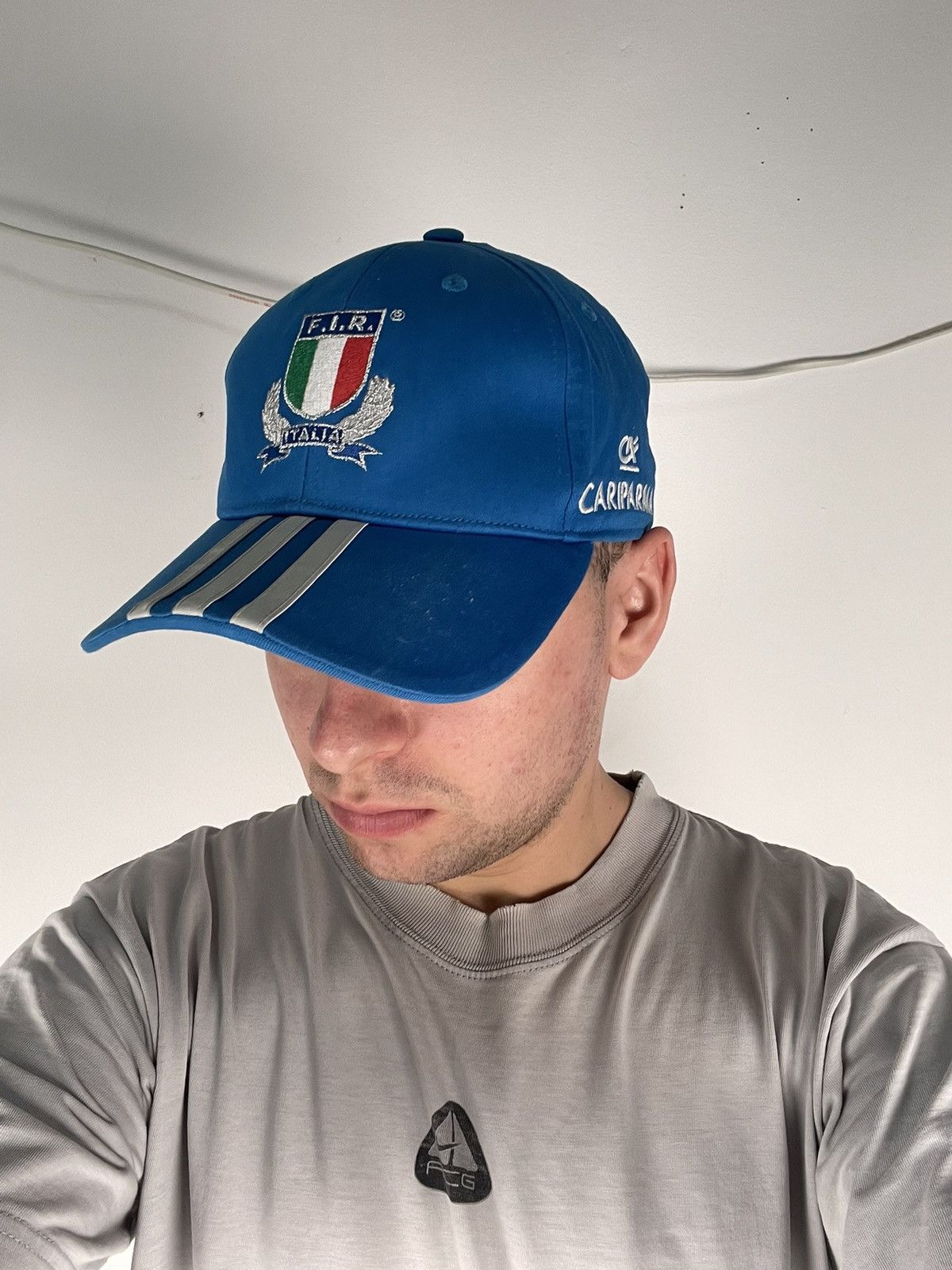 Adidas Adidas Italia FIR Rugby Cap Size ONE SIZE - 3 Thumbnail