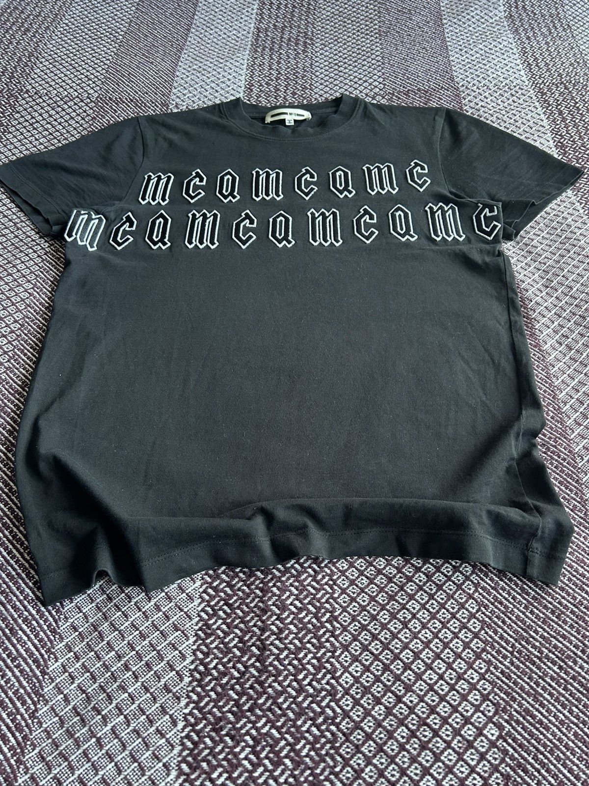 Alexander McQueen × MCQ × McQ Alexander McQueen MCQ by Alexander McQuenn Embroidered Big Logo T-shirt Size S Size US S / EU 44-46 / 1 - 3 Thumbnail