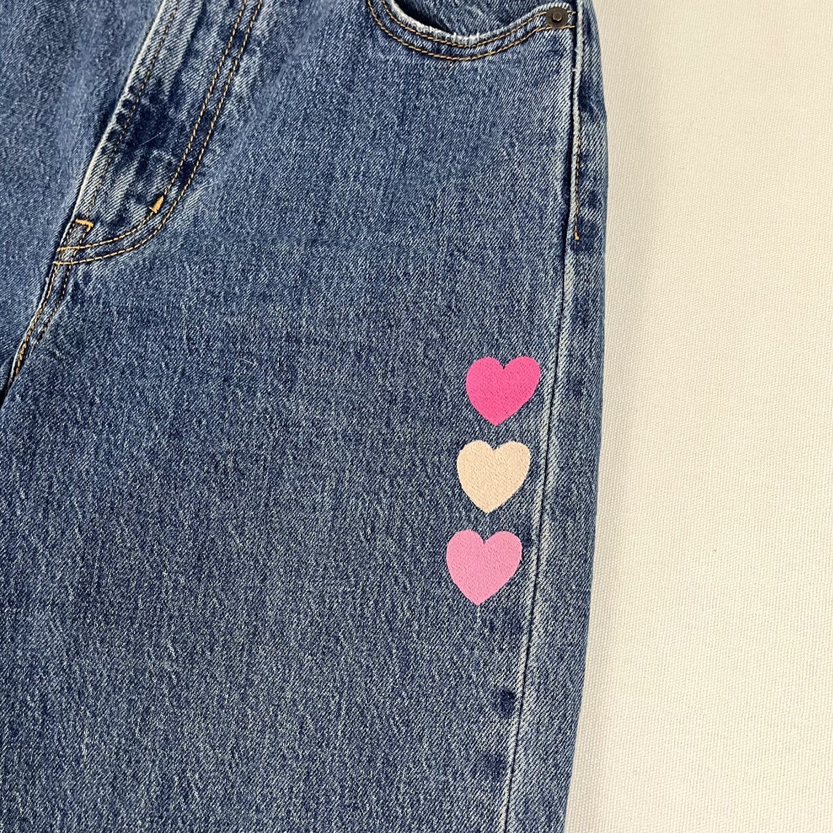Levi's Levi's Ribcage Wide-Leg Jeans Size 26 W26 L28 Blue Denim Embroidered Skate Y2K Womens Size 26" / US 2 / IT 38 - 2 Thumbnail