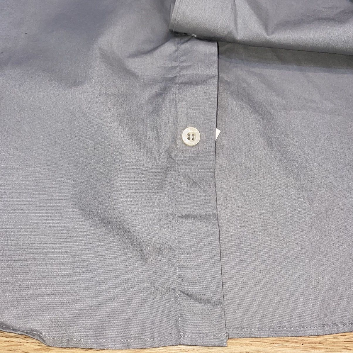 Balenciaga Balenciaga Gray Button Up LS Shirt Size US XL / EU 56 / 4 - 8 Thumbnail