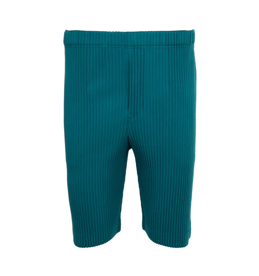 Issey Miyake o1h1sh11224 Shorts in Teal Green Size US 32 / EU 48 - 1 Thumbnail