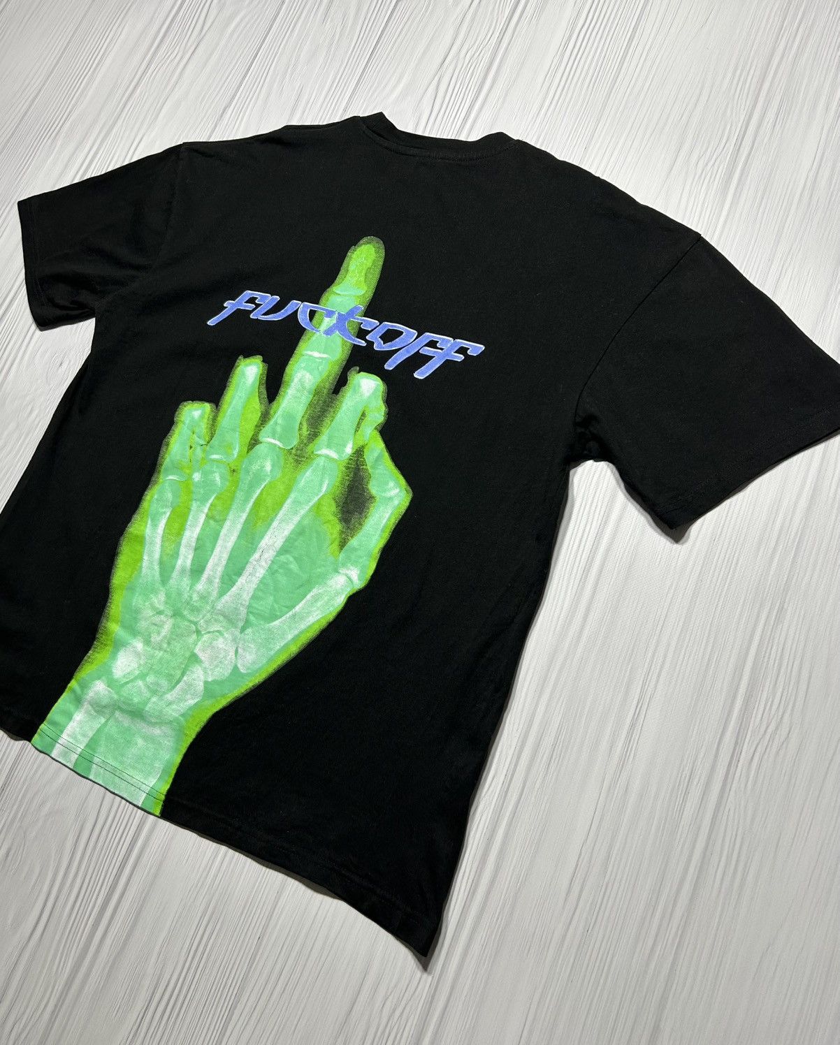 Vintage Hype Fuckoff Big Logo T-Shirt Size US M / EU 48-50 / 2 - 2 Thumbnail