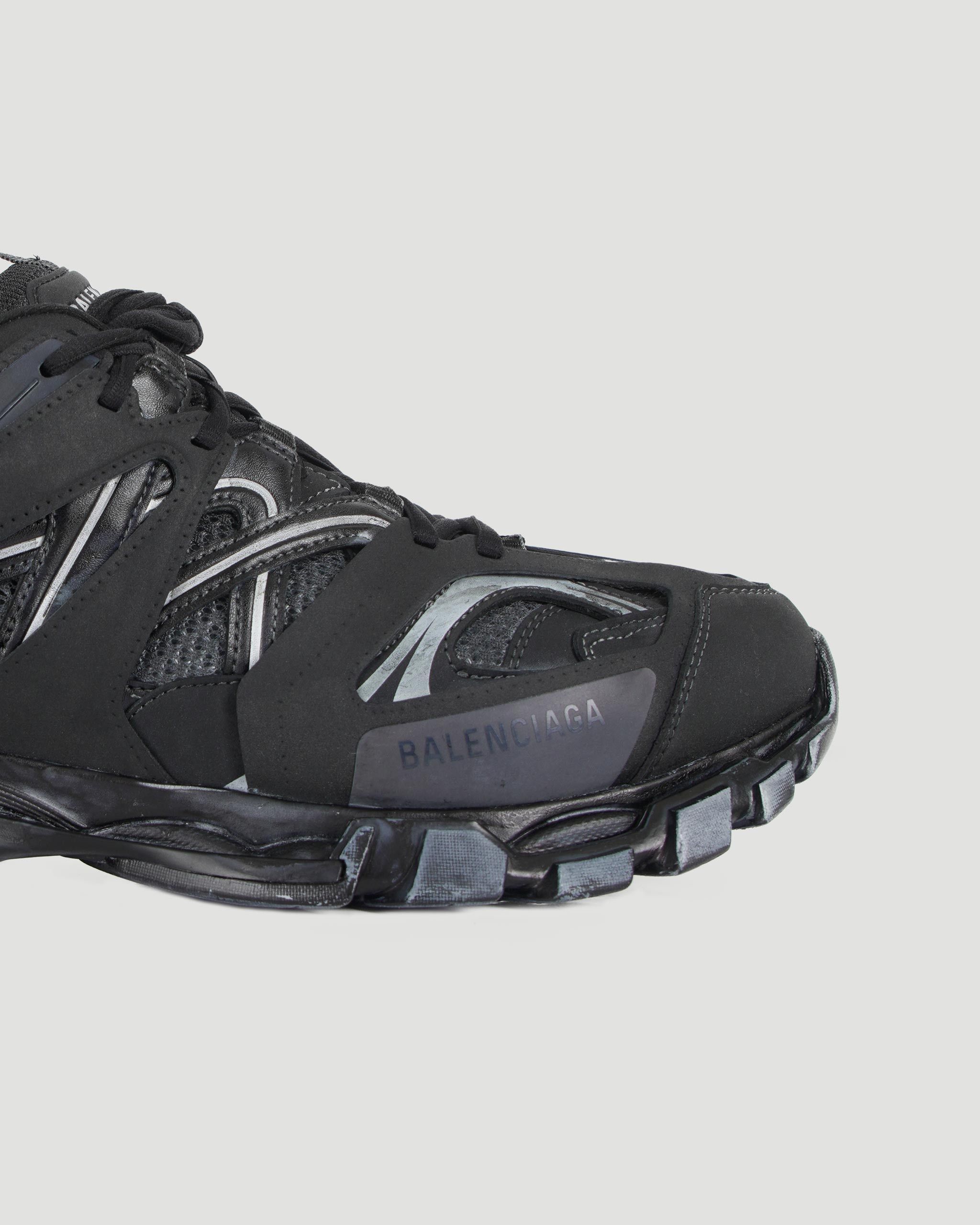 Balenciaga o1bcso1str0325 Track Sneakers in Faded Black Size US 12 / EU 45 - 3 Thumbnail