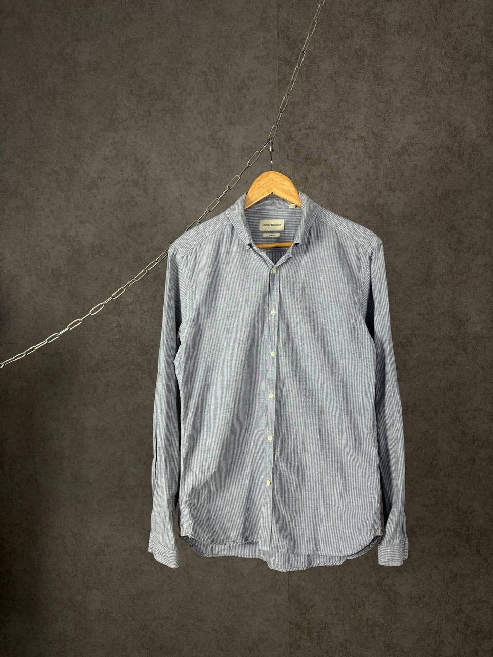 Oliver Spencer designer striped shirt