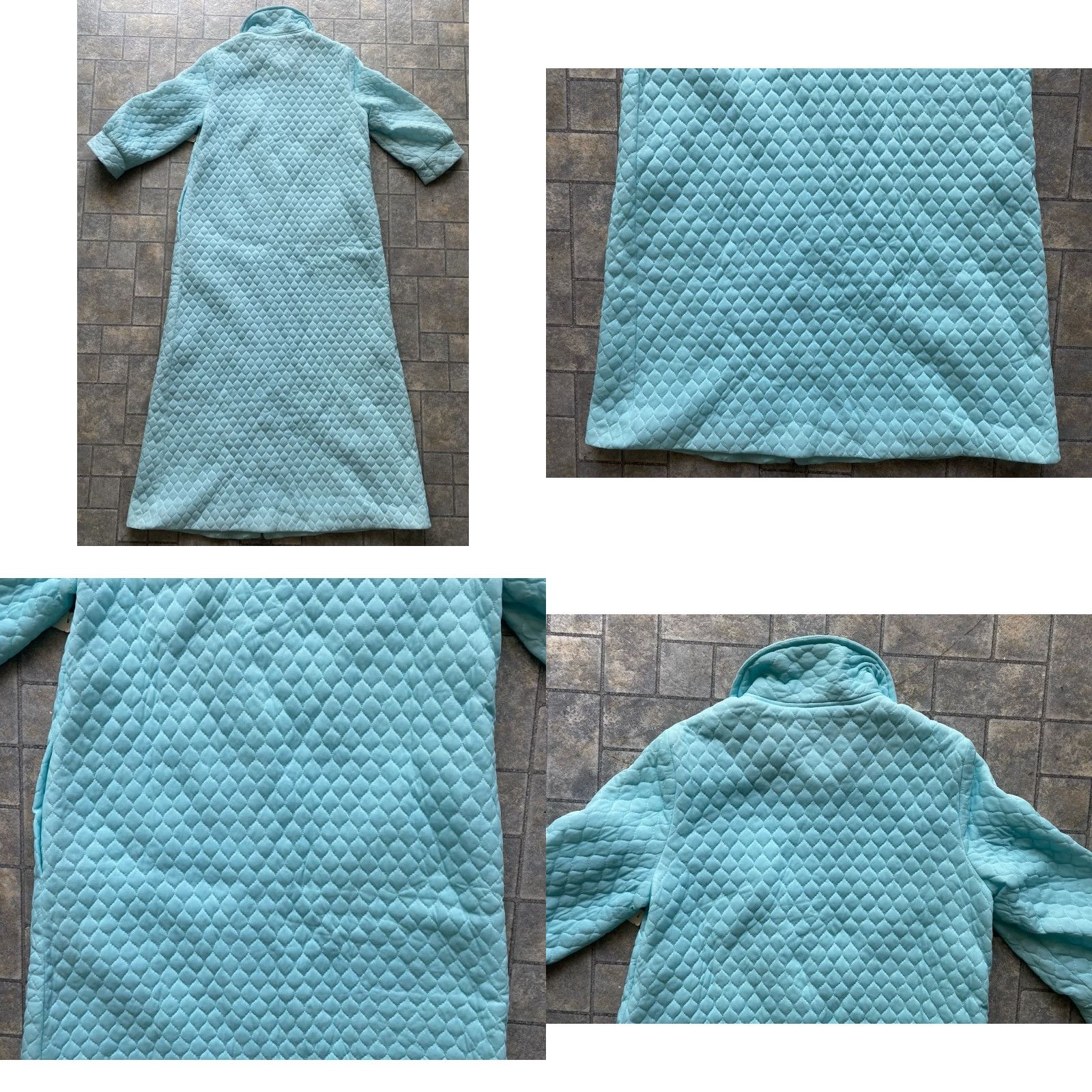 Vintage VINTAGE JC Penney Robe House Coat Blue Women’s 70s 80s Kodel Polyester NWT Size ONE SIZE - 10 Thumbnail