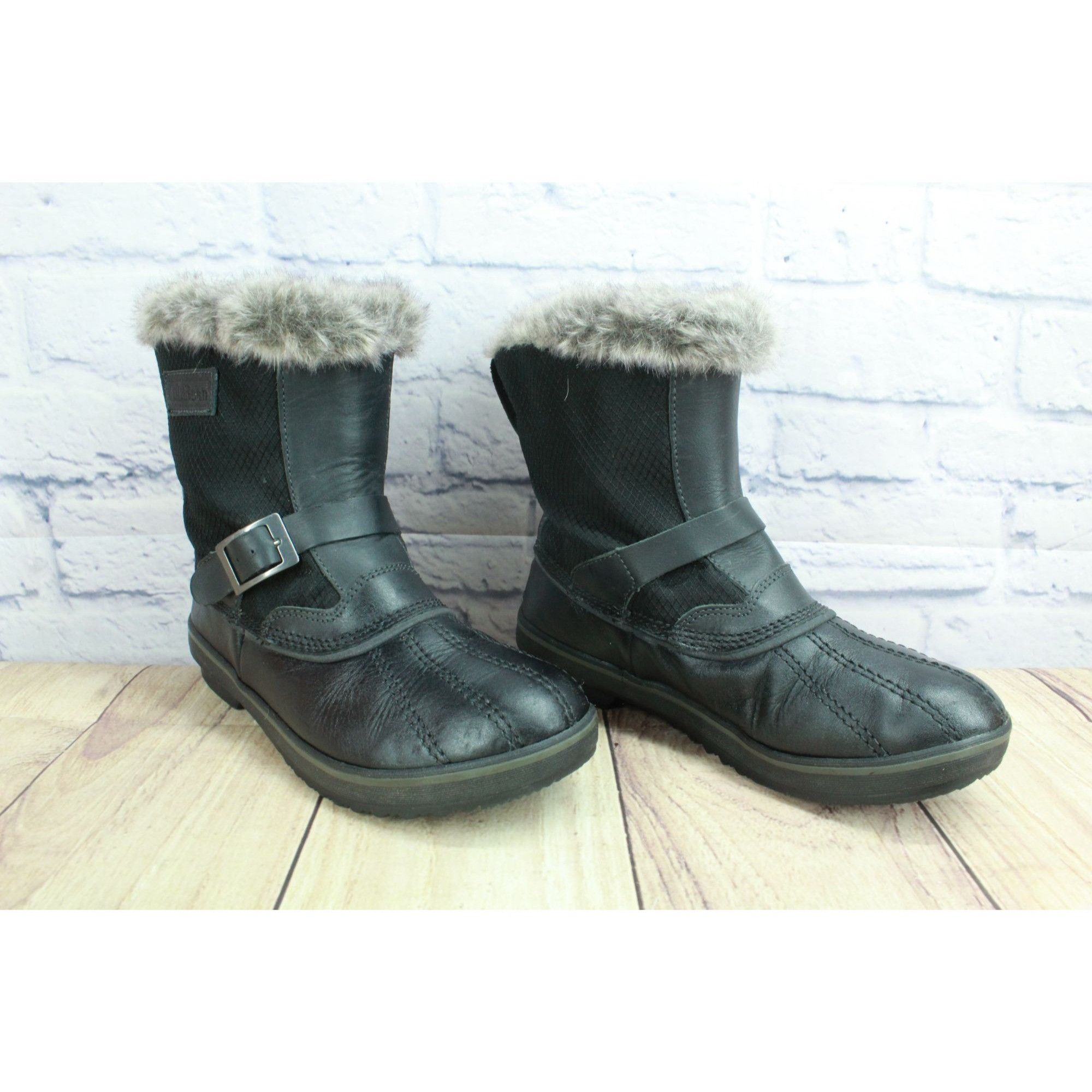 L.L. Bean LL Bean Rangley Black Waterproof Insulated Snow Boots Size US 7 / IT 37 - 2 Thumbnail