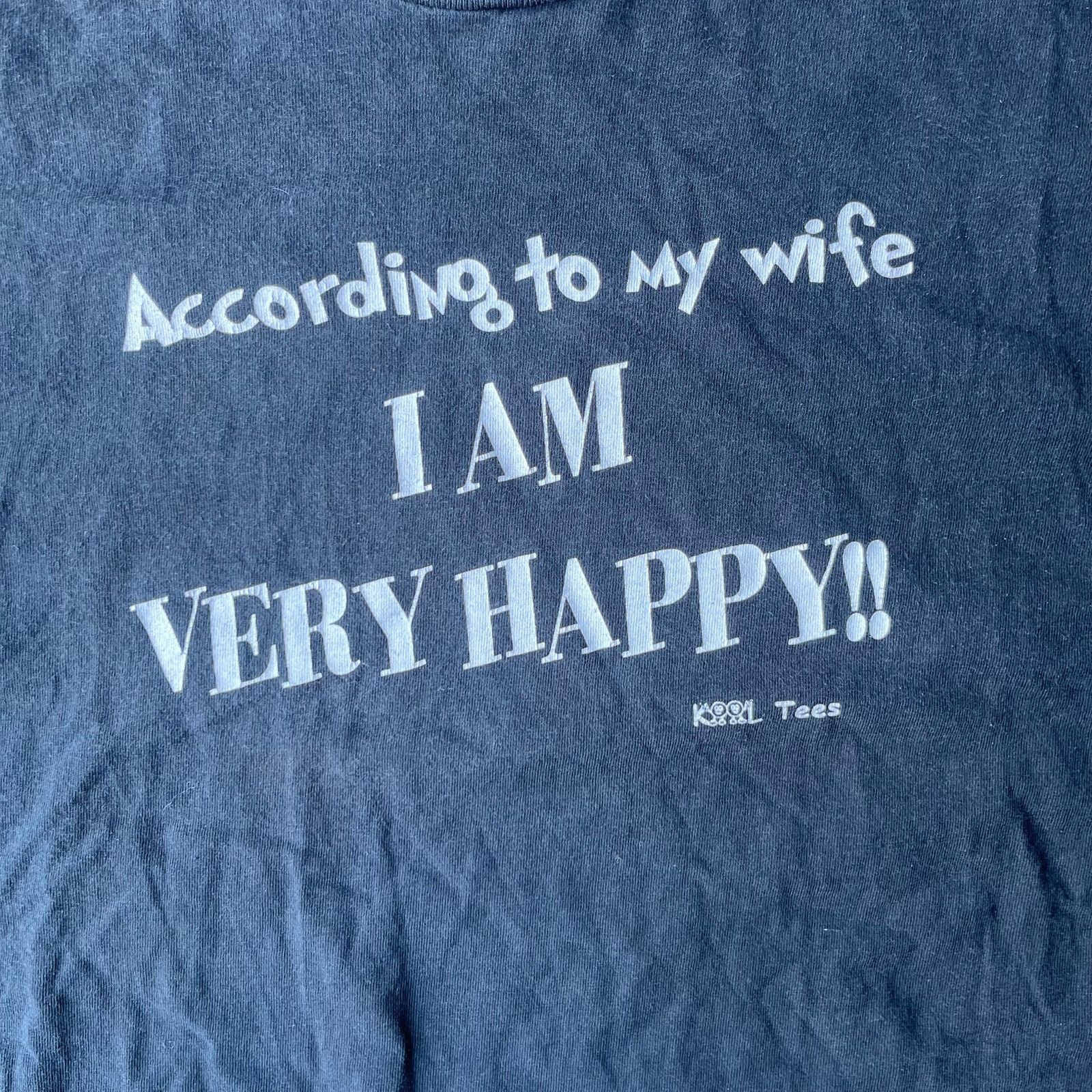 Vintage VINTAGE ANTI-WIFE PARODY SCRIPT TEE SHIRT OBSCURE 2XL BLACK Size US XXL / EU 58 / 5 - 1 Thumbnail
