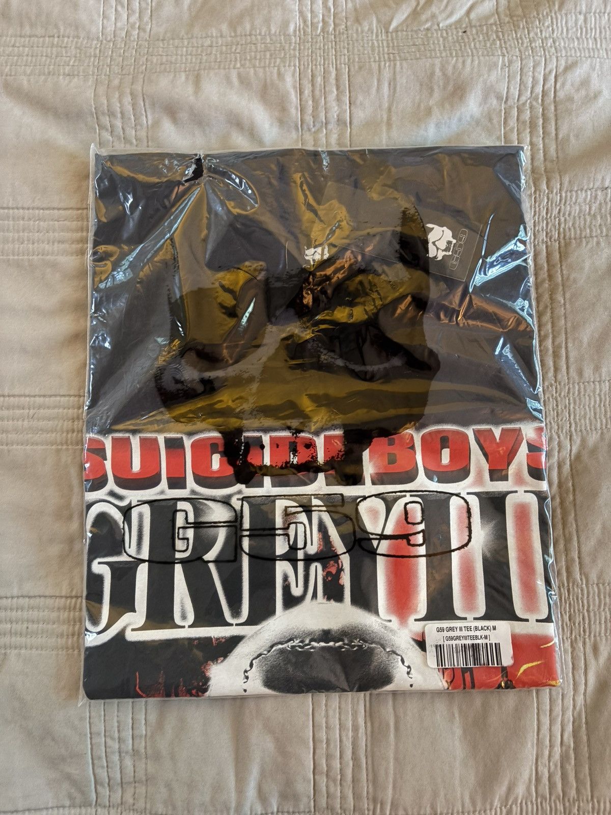 G59 Records G59 GREY III TEE (BLACK) Size US M / EU 48-50 / 2 - 3 Thumbnail