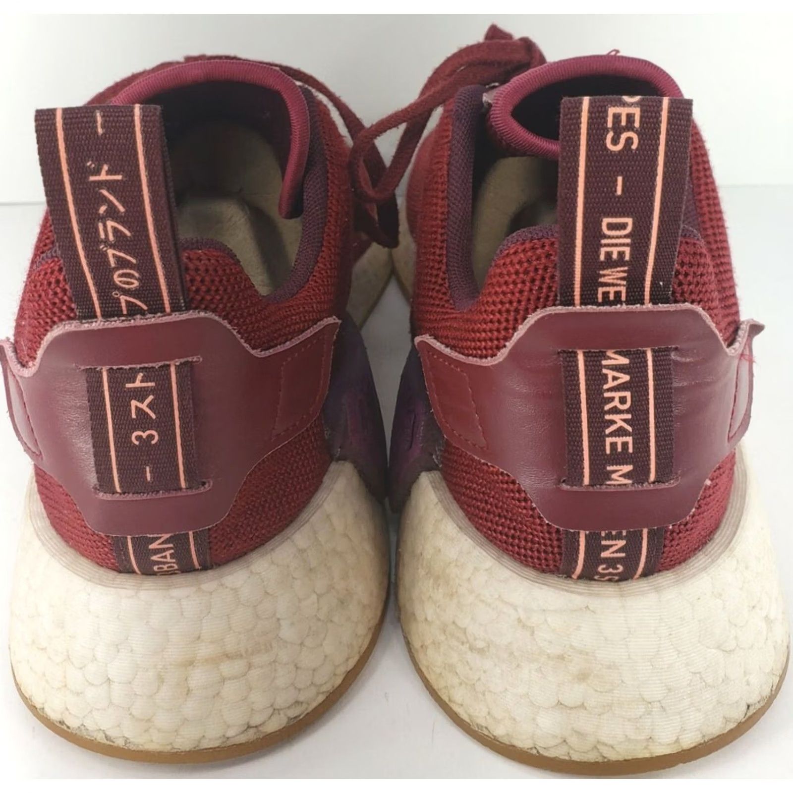 Adidas Adidas NMD R2 Sneaker Mens 9.5M Burgundy Ultraboost CQ2404 Athletic Casual Shoes Size US 9 / EU 42 - 5 Thumbnail