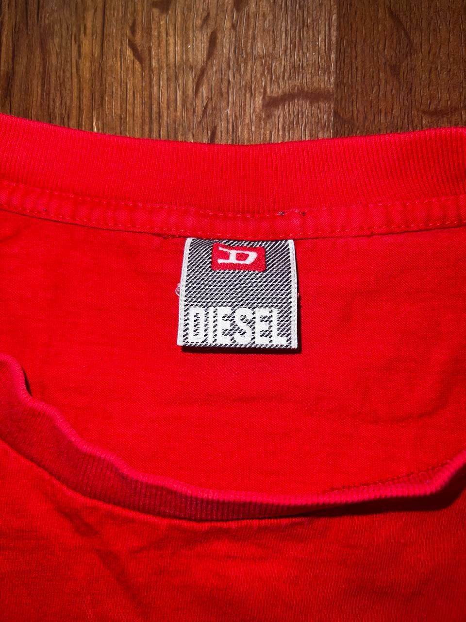 Diesel × Vintage Diesel Big Logo Print Brown Hype T-Shirt Y2K Vintage Size US XL / EU 56 / 4 - 7 Thumbnail