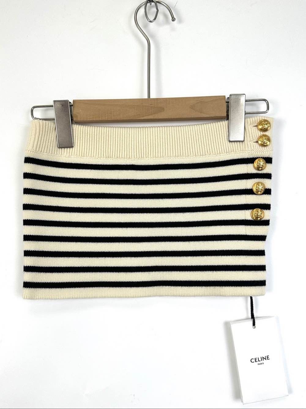 Celine CELINE Striped Tube Top Size S Size S / US 4 / IT 40 - 1 Thumbnail