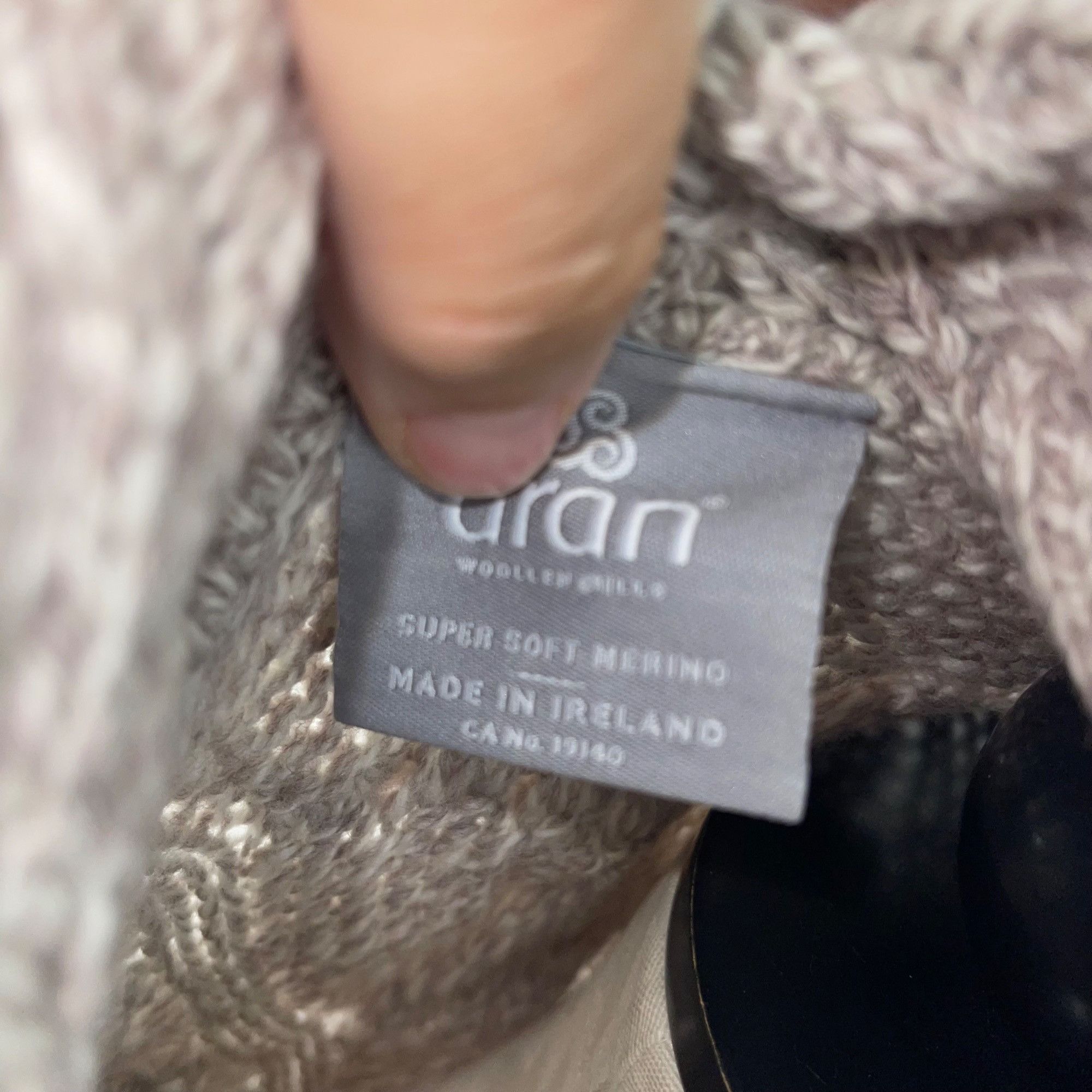Other Aran ‎Womens ‎‎‎‎‎‎‎‎Top One Size Beige Co‎wl Neck Poncho Size ONE SIZE - 5 Thumbnail