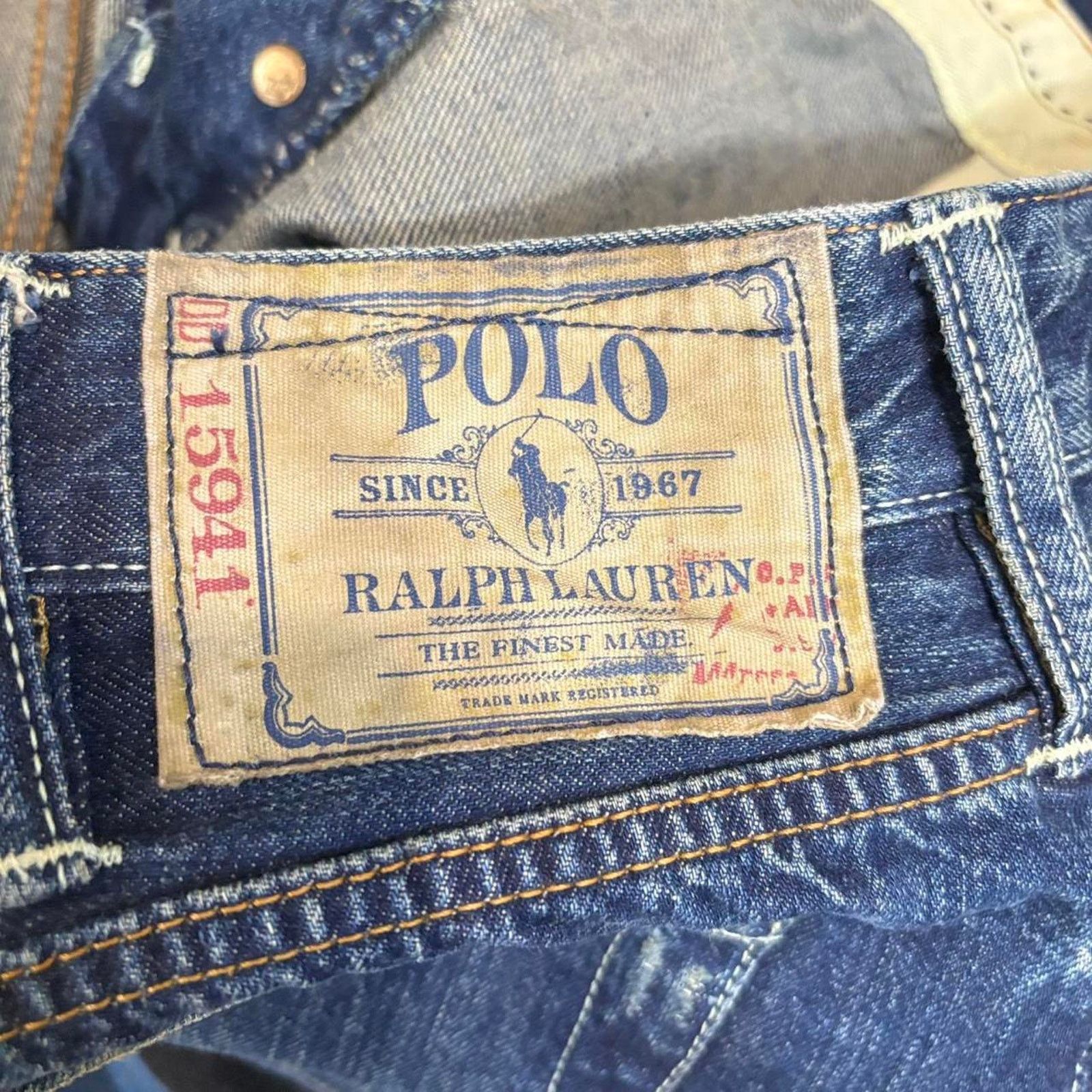 Polo Ralph Lauren Vintage polo ralph lauren denim jeans straight fit 38x32 Size US 38 / EU 54 - 4 Thumbnail