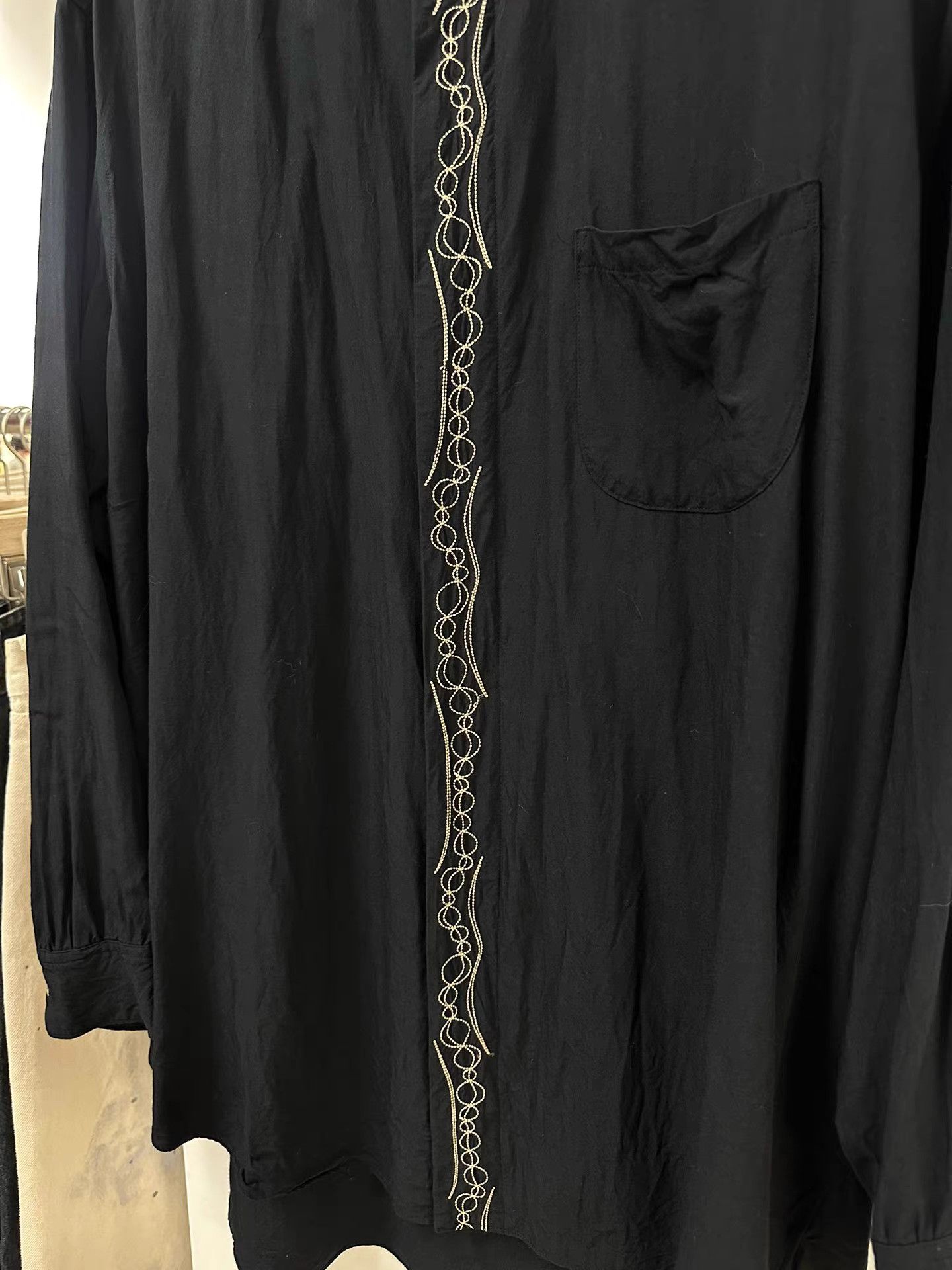 Yohji Yamamoto yohji yamamoto y's for men Embroidered Shirt K20 Size US XXL / EU 58 / 5 - 4 Thumbnail
