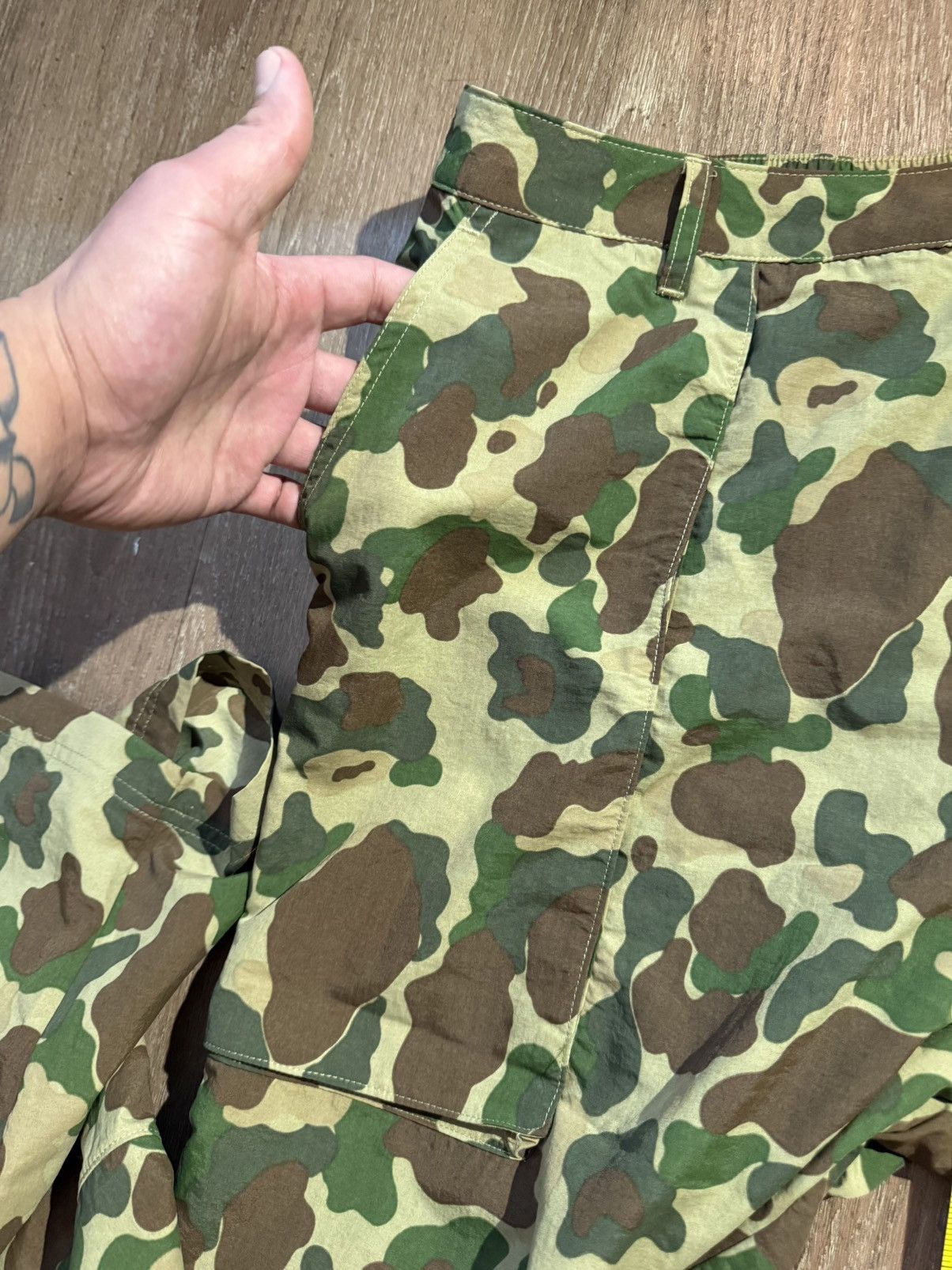 Champion ***FINAL DROP***RARE CHAMPION NYLON DUCK CAMO BAGGY CARGO XL Size US 40 / EU 56 - 13 Thumbnail