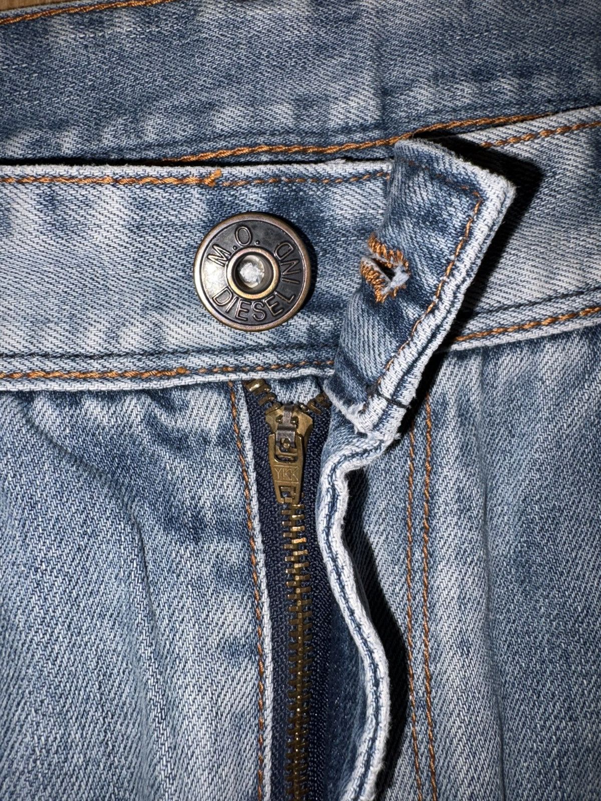 Diesel Diesel Denim Division Distressed Straight Jean Made in Italy Size US 38 / EU 54 - 7 Thumbnail