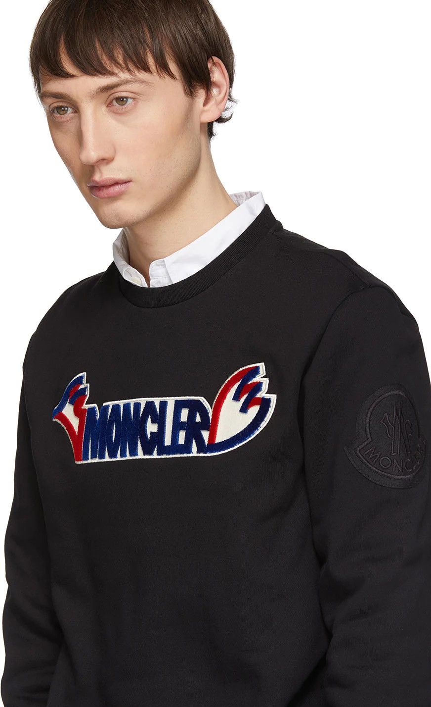 Moncler Moncler Genius 2 Moncler 1952 Black Logo Sweatshirt Size US L / EU 52-54 / 3 - 2 Thumbnail